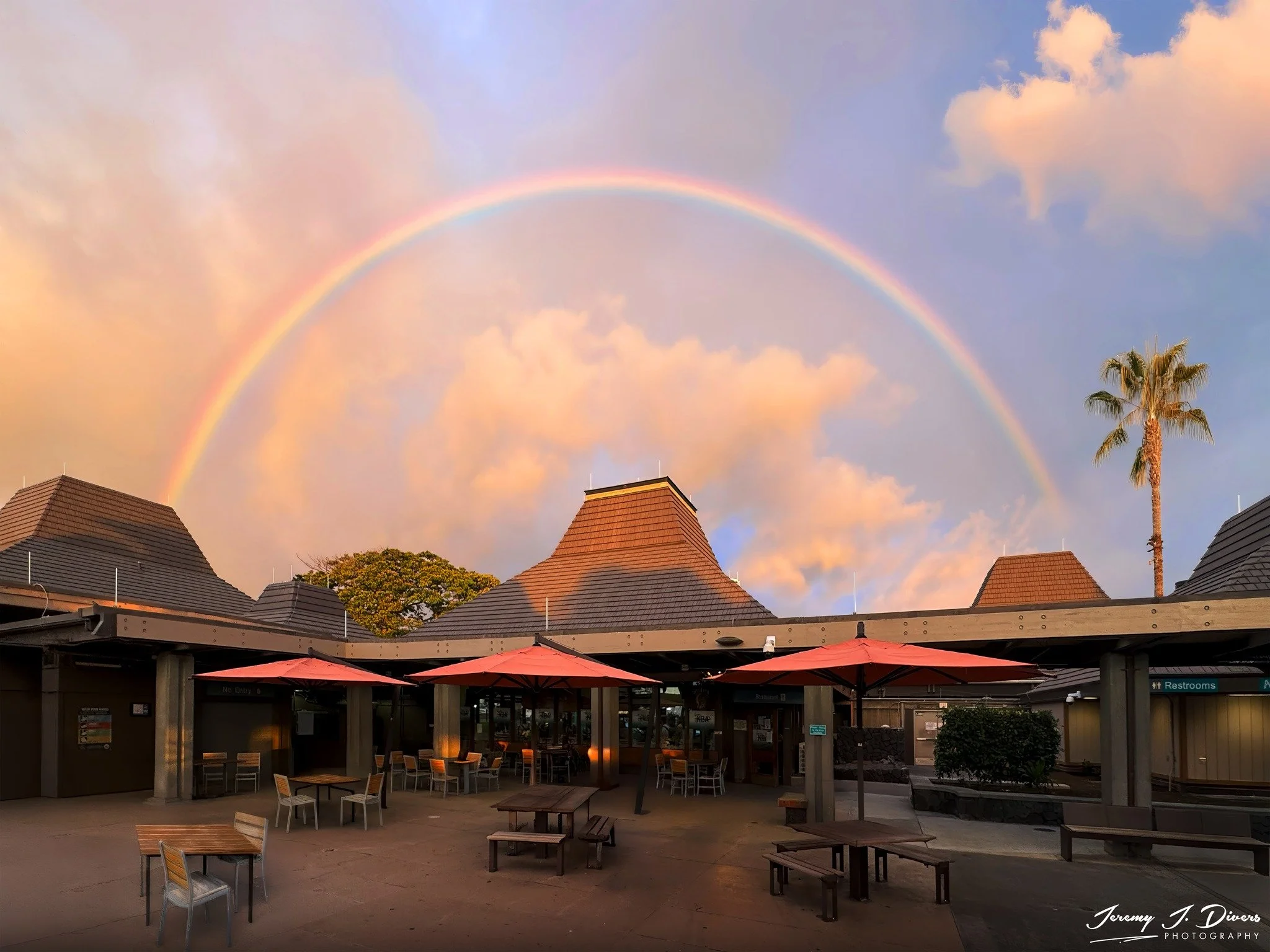 "Rainbow Over Kona International Airport" Kailua-Kona, Hawaii