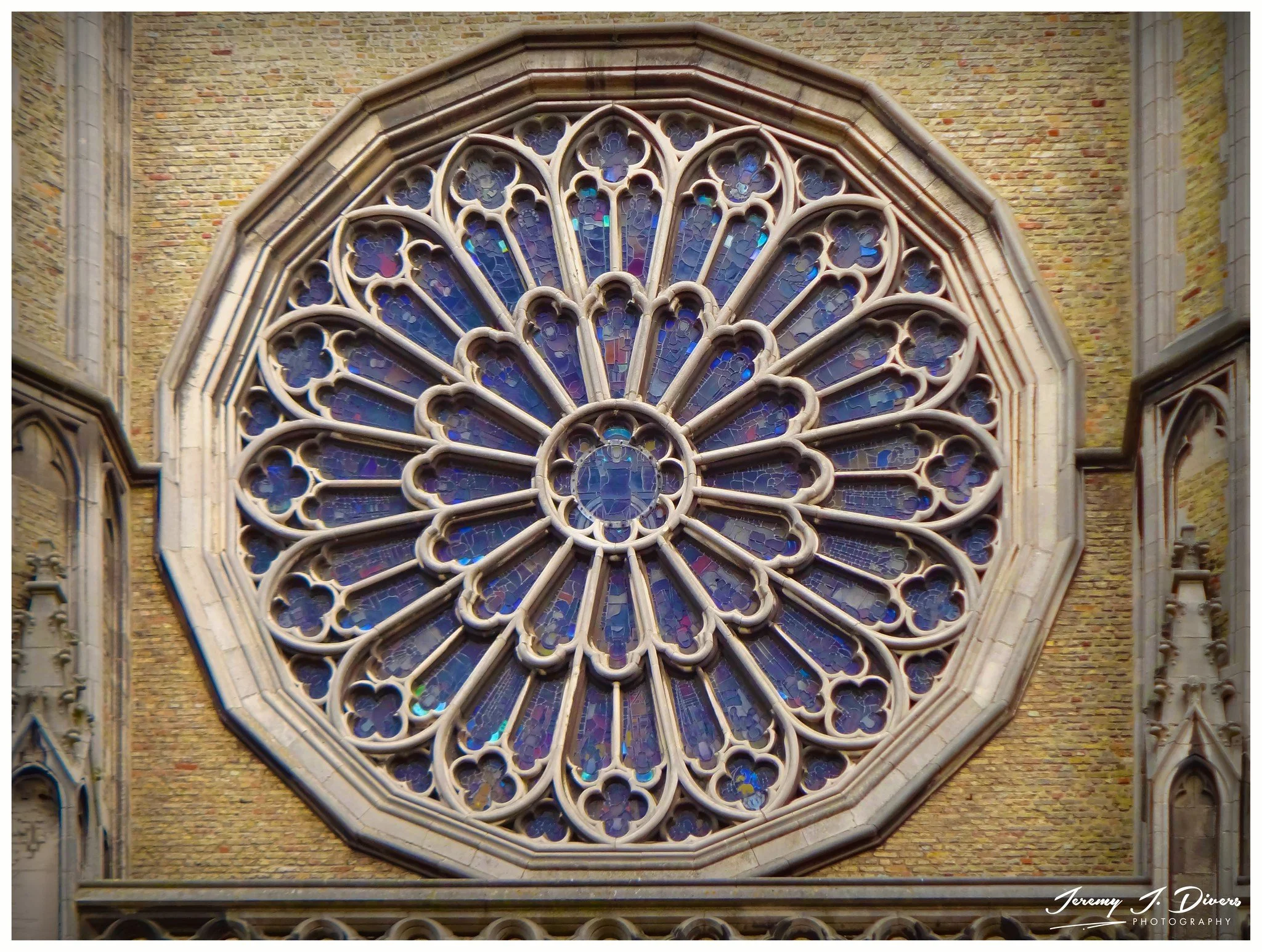 "Rose Window of Saint Martins," Ypres, Belgium
