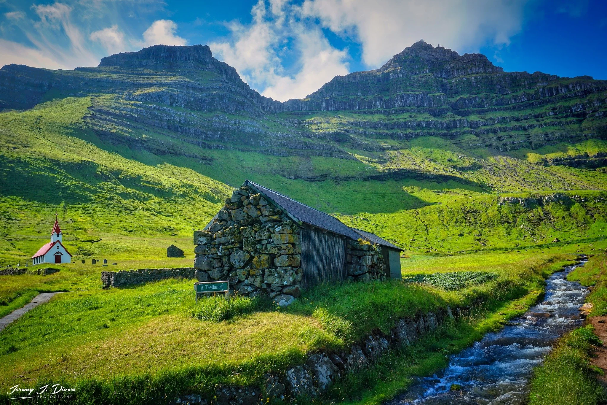 'Welcome to Trøllanes" Kalsoy, Faroe Islands