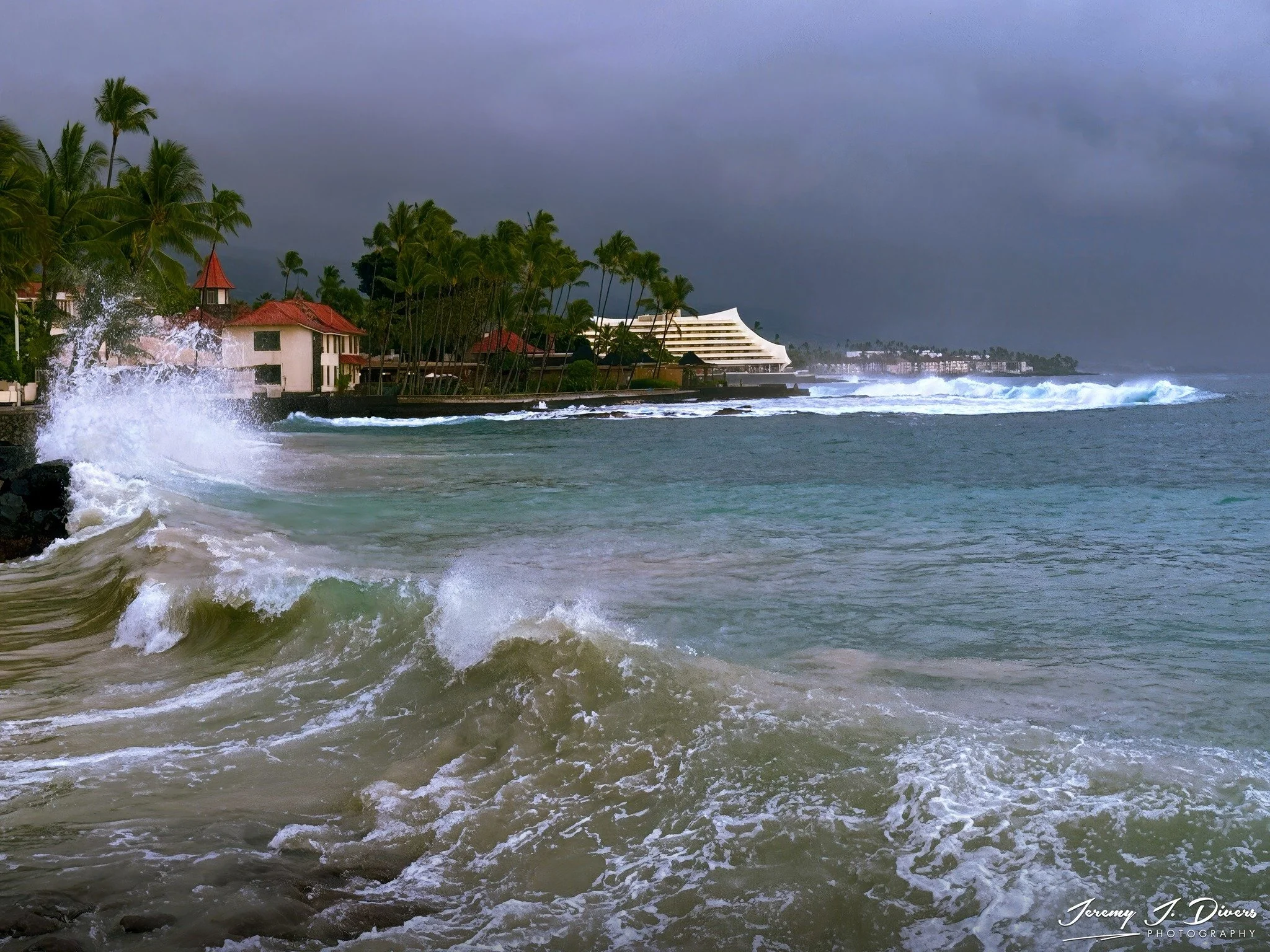 "The Waves Crashing Upon Kona Kai" Kailua-Kona, Hawaii