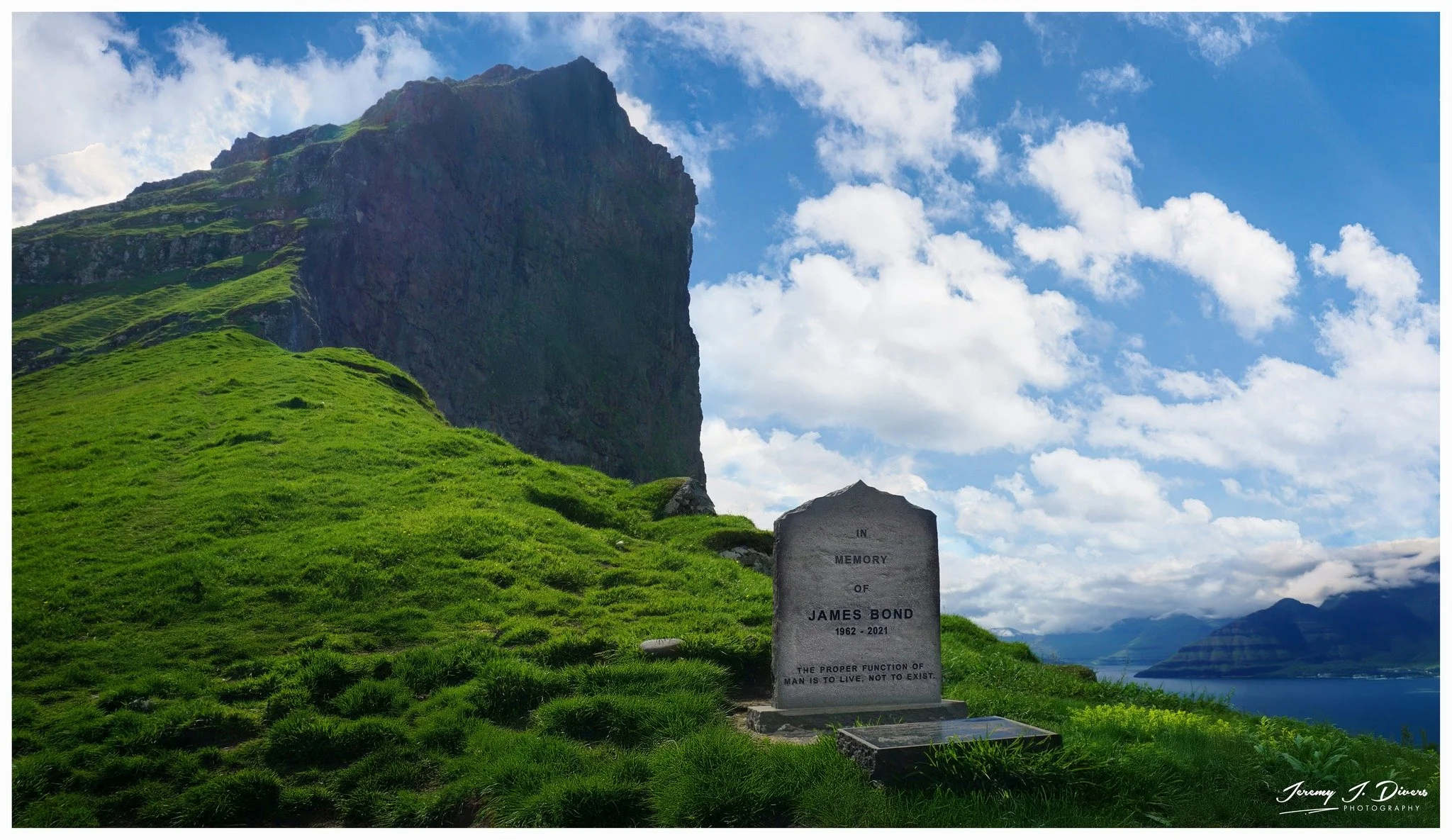 "James Bond Grave" Kalsoy, Faroe Islands