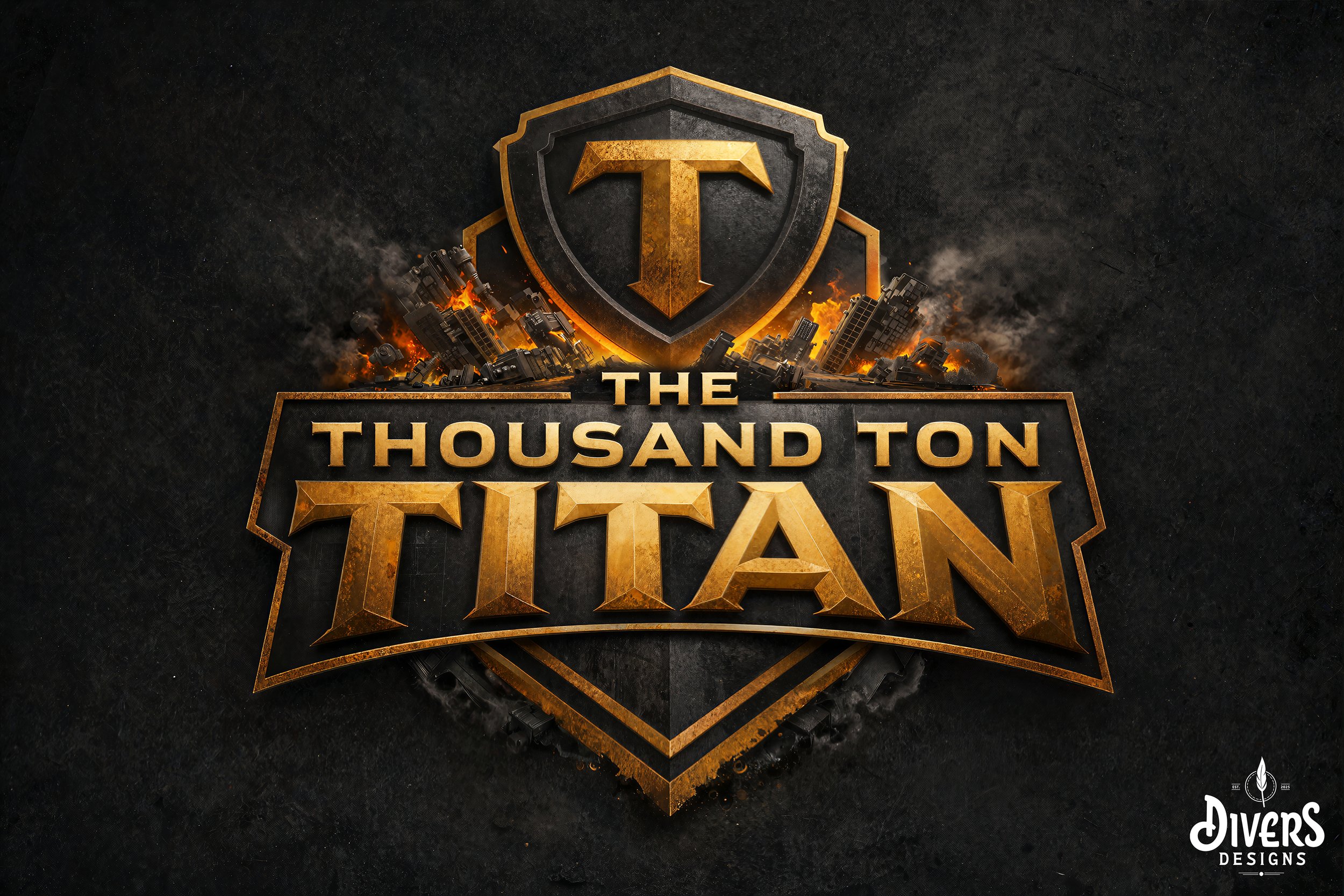 "The Thousand Ton Titan Logo"