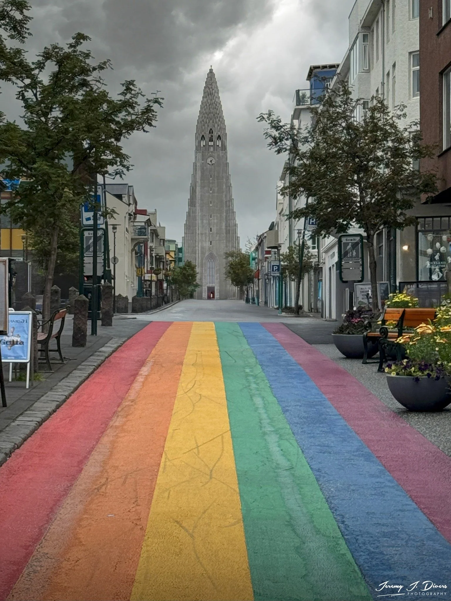 "Views from Hallgrímskirkja Church" (D) Reykjavik, Iceland