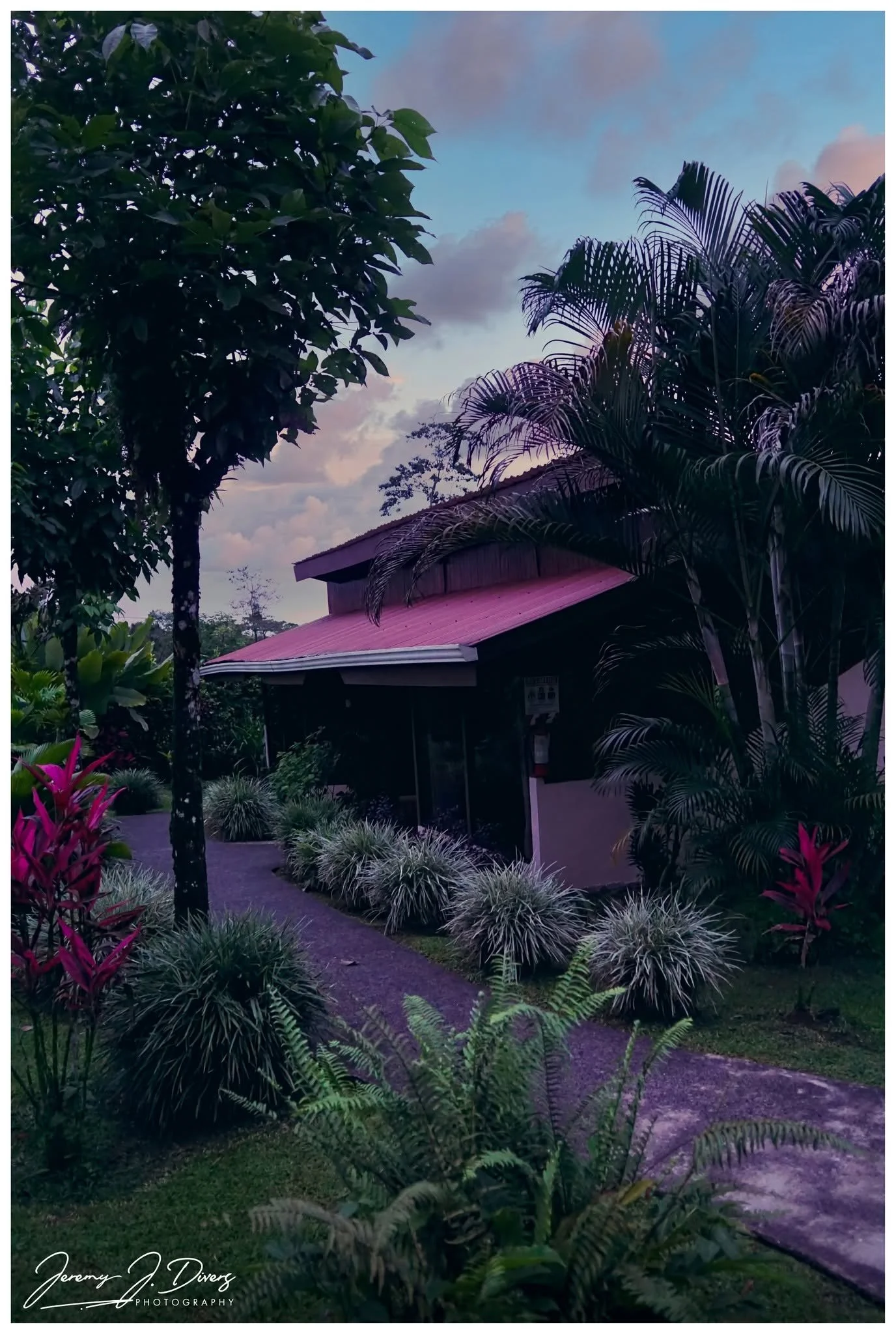 "Sunsetting at the Catarata Eco-Lodge" La Fortuna, Costa Rica