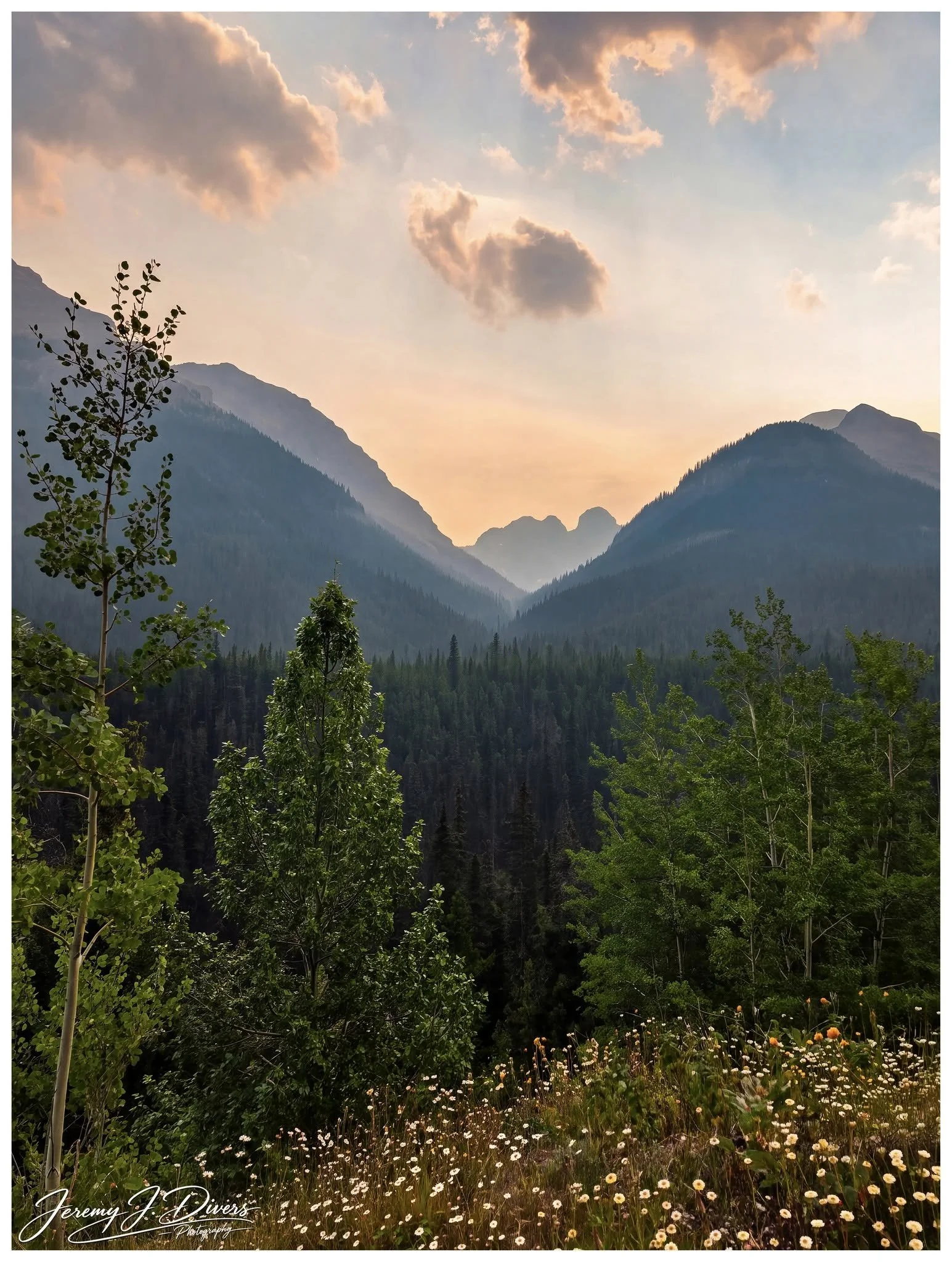 “Where the Mountains Meet the Light” Banff National Park, Alberta, Canada