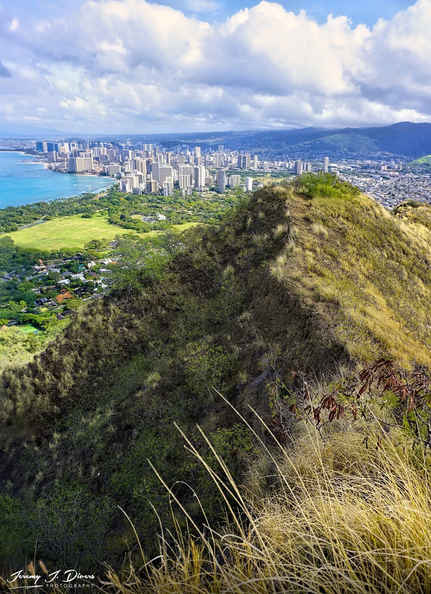 "Along the Edge of Diamond Head" Oahu, Hawaii