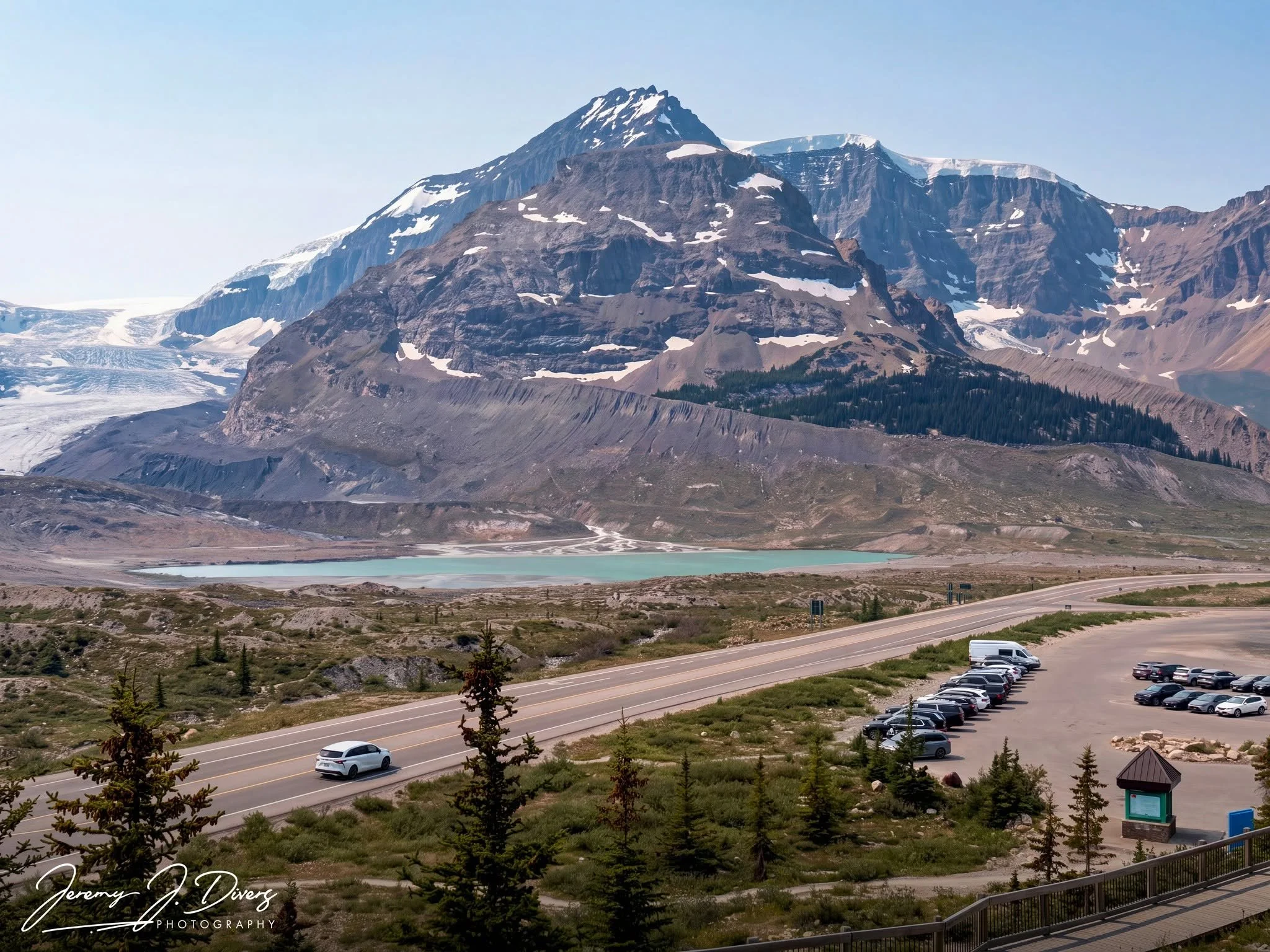 "Icefields Parkway" Athabasca Glacier, Jasper National Park, Alberta, Canada
