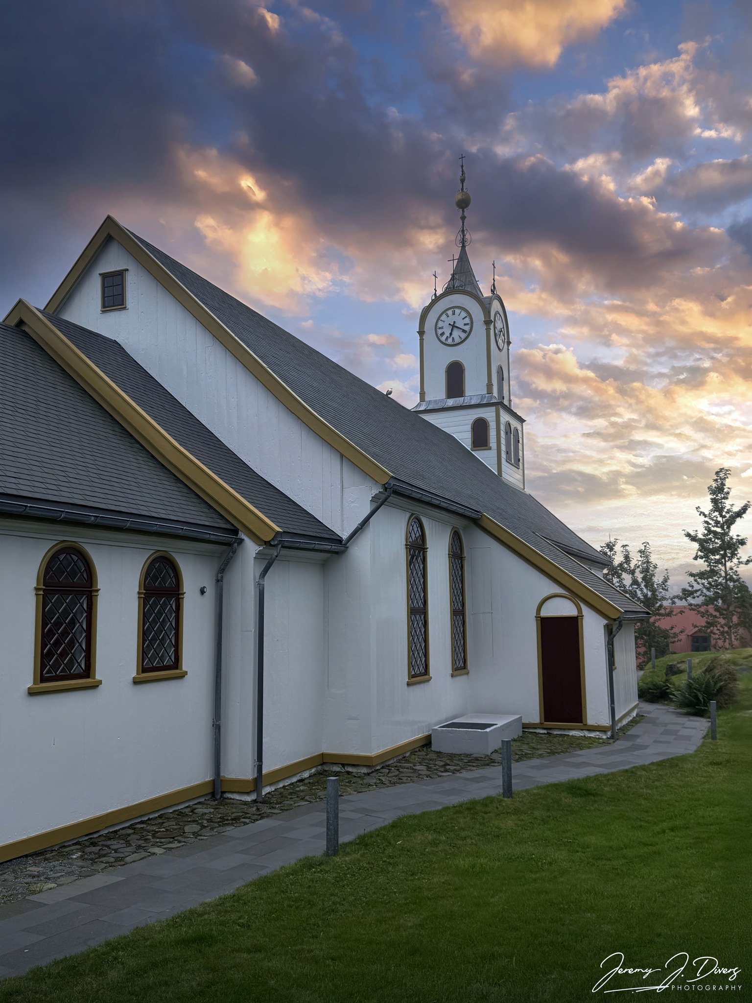 "Sanctuary at Sunset" Tórshavn, Faroe Islands.