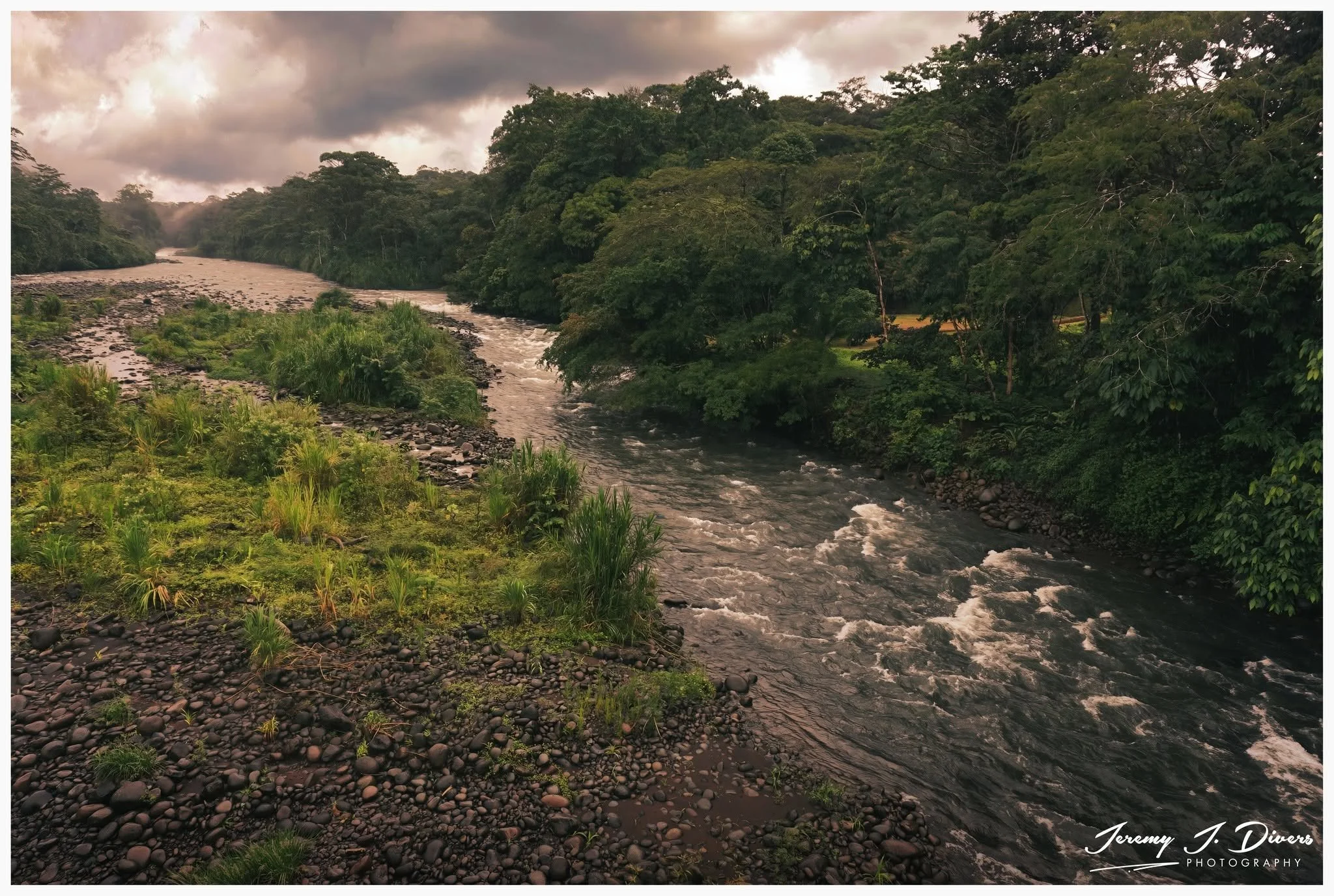 "Stormy Day Along the Hanging Bridge" (E)Tirimbina Biological Reserve, Sarapiquí, Costa Rica