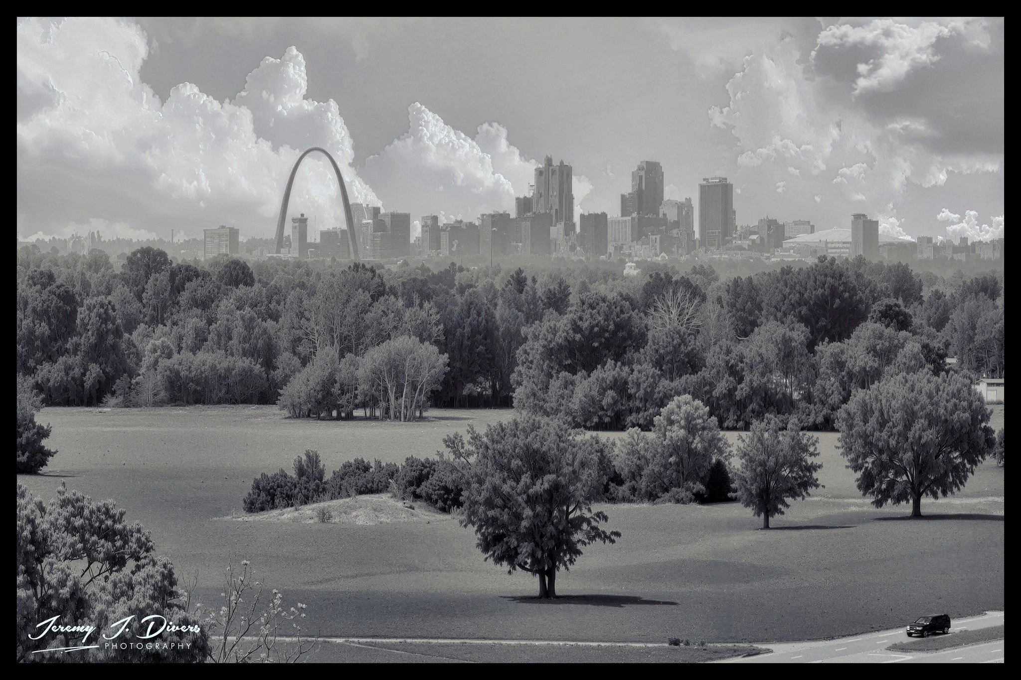 "St. Louis  from Cahokia," Cahokia, Illinois