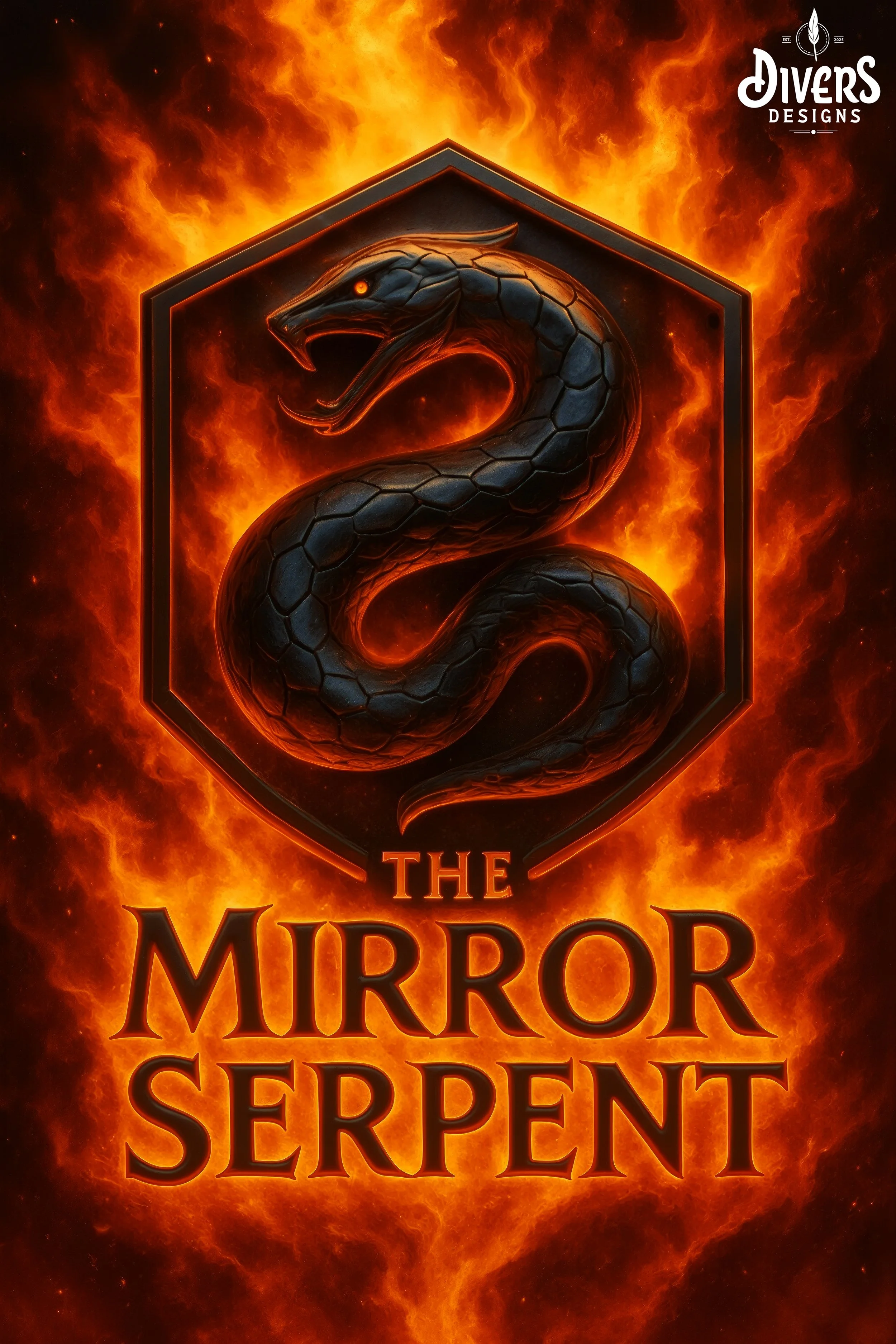 "The Mirror Serpent Logo"