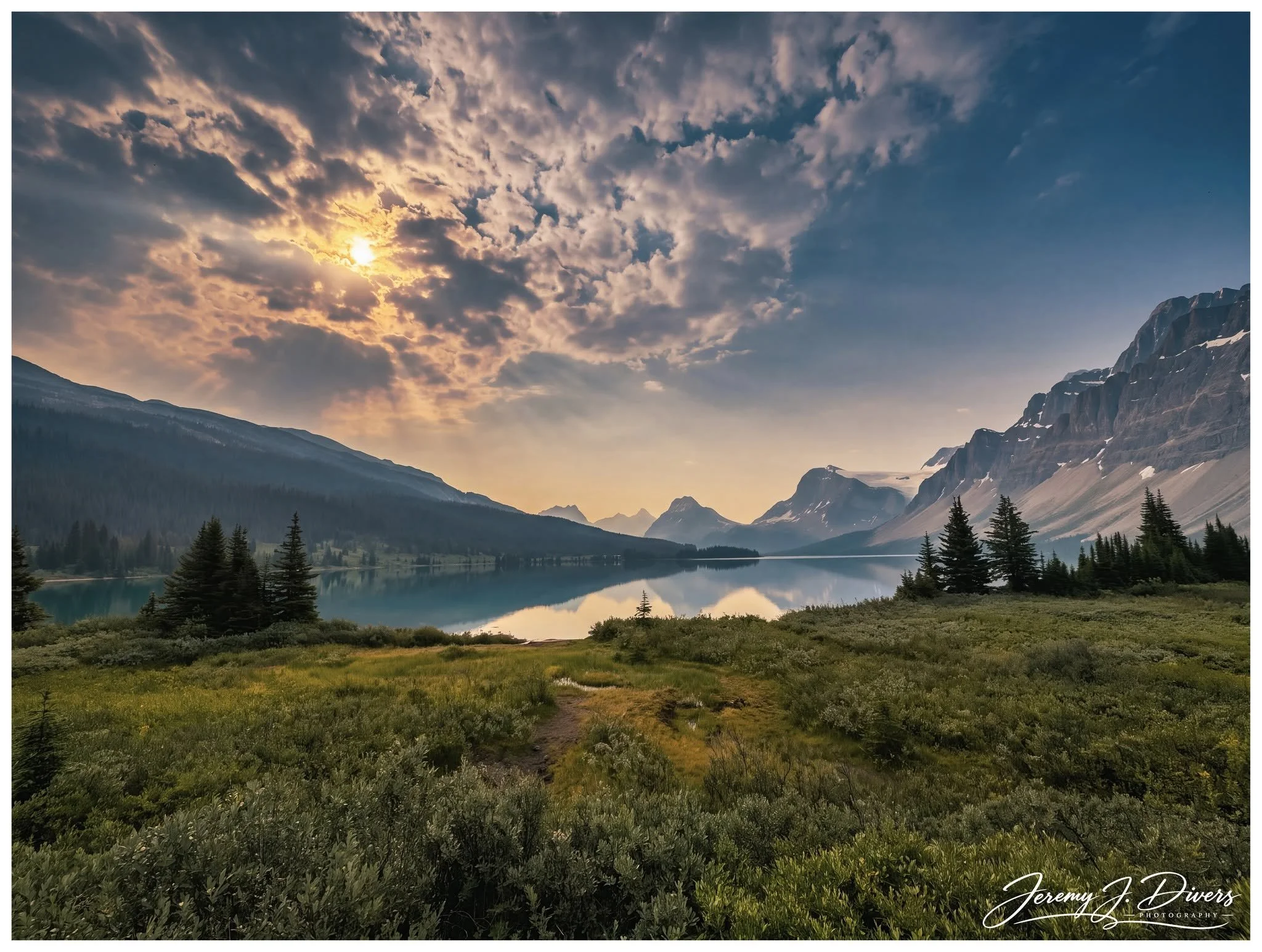 "The Edge of Forever" Bow Lake, Banff National Park, Alberta, Canada
