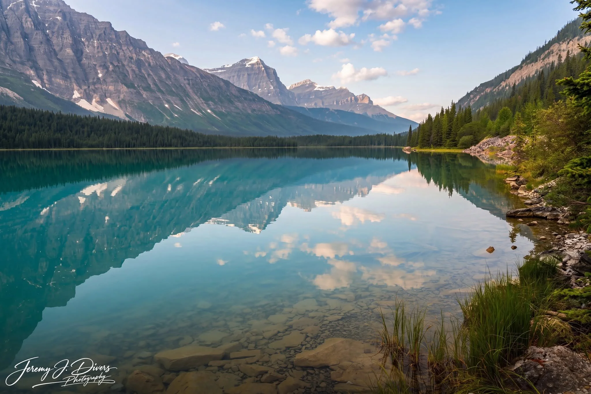 “Where the Mountains Meet the Sky”  Banff National Park, Alberta, Canada