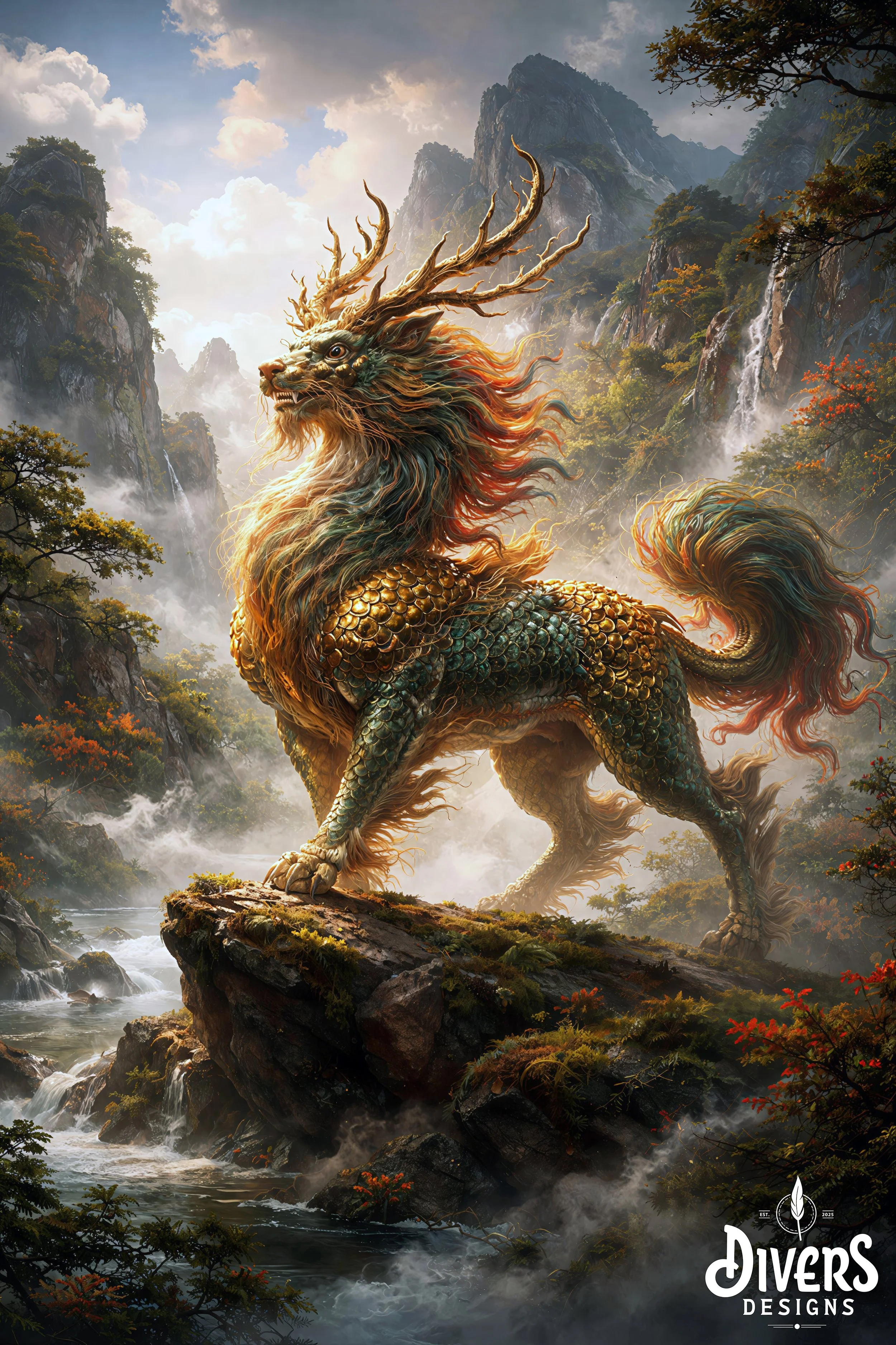 "Qilin" (Chinese Mythology Series)