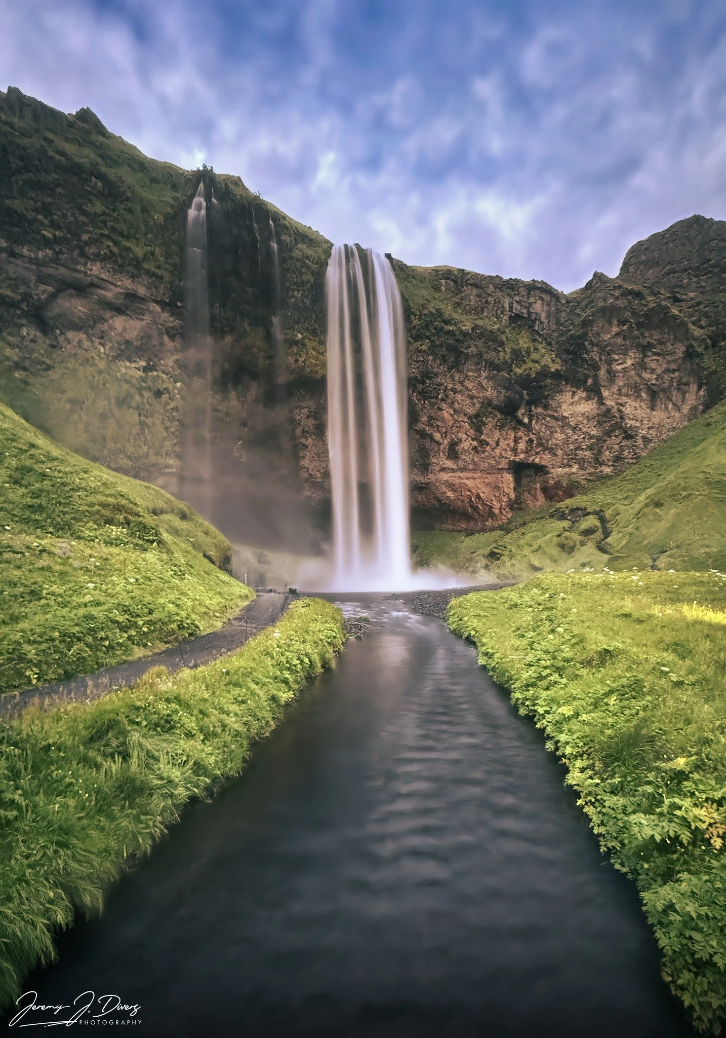 "Seljalandsfoss Sunset" (B) Iceland