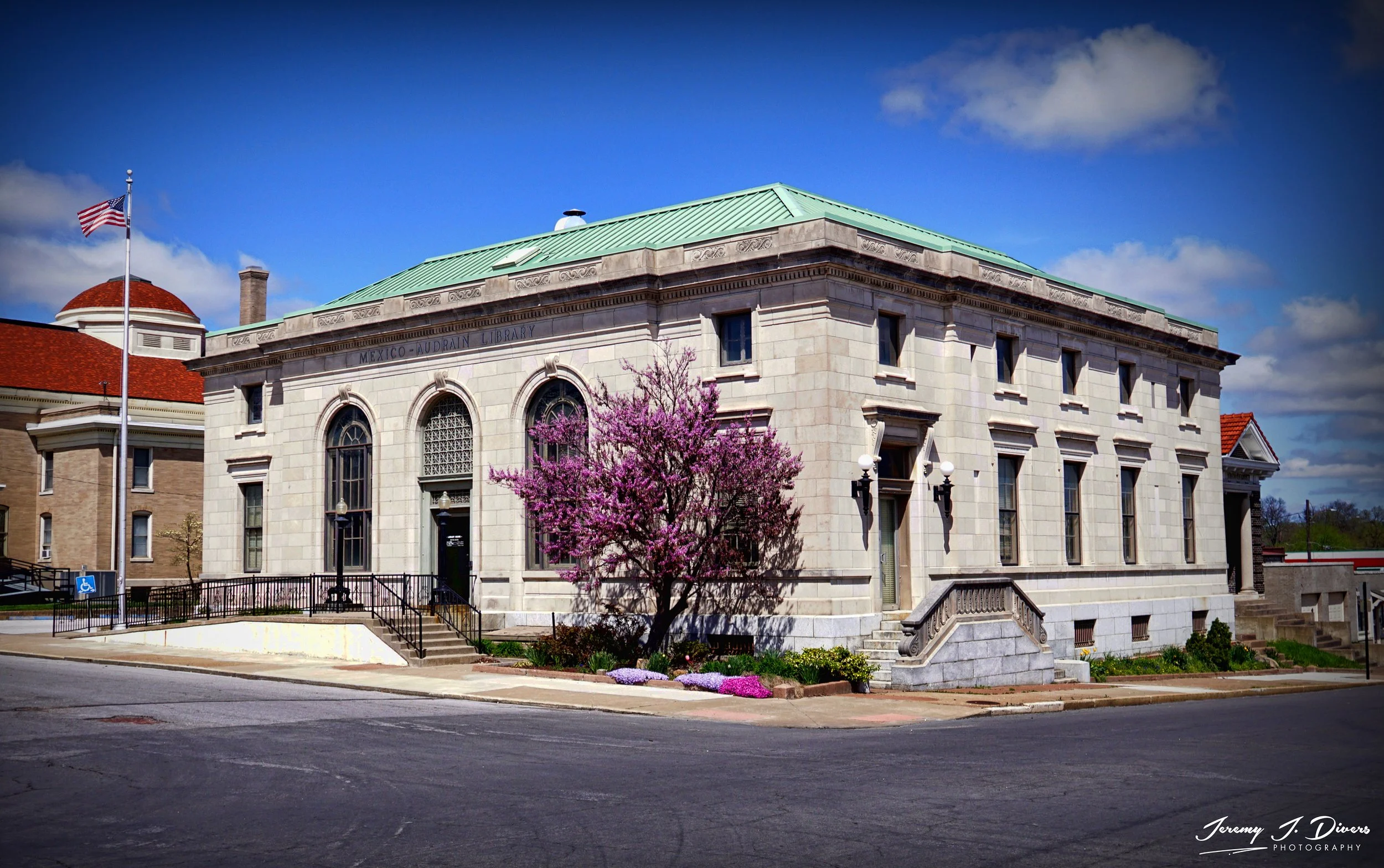 “Mexico Library in the Spring” Mexico, Missouri