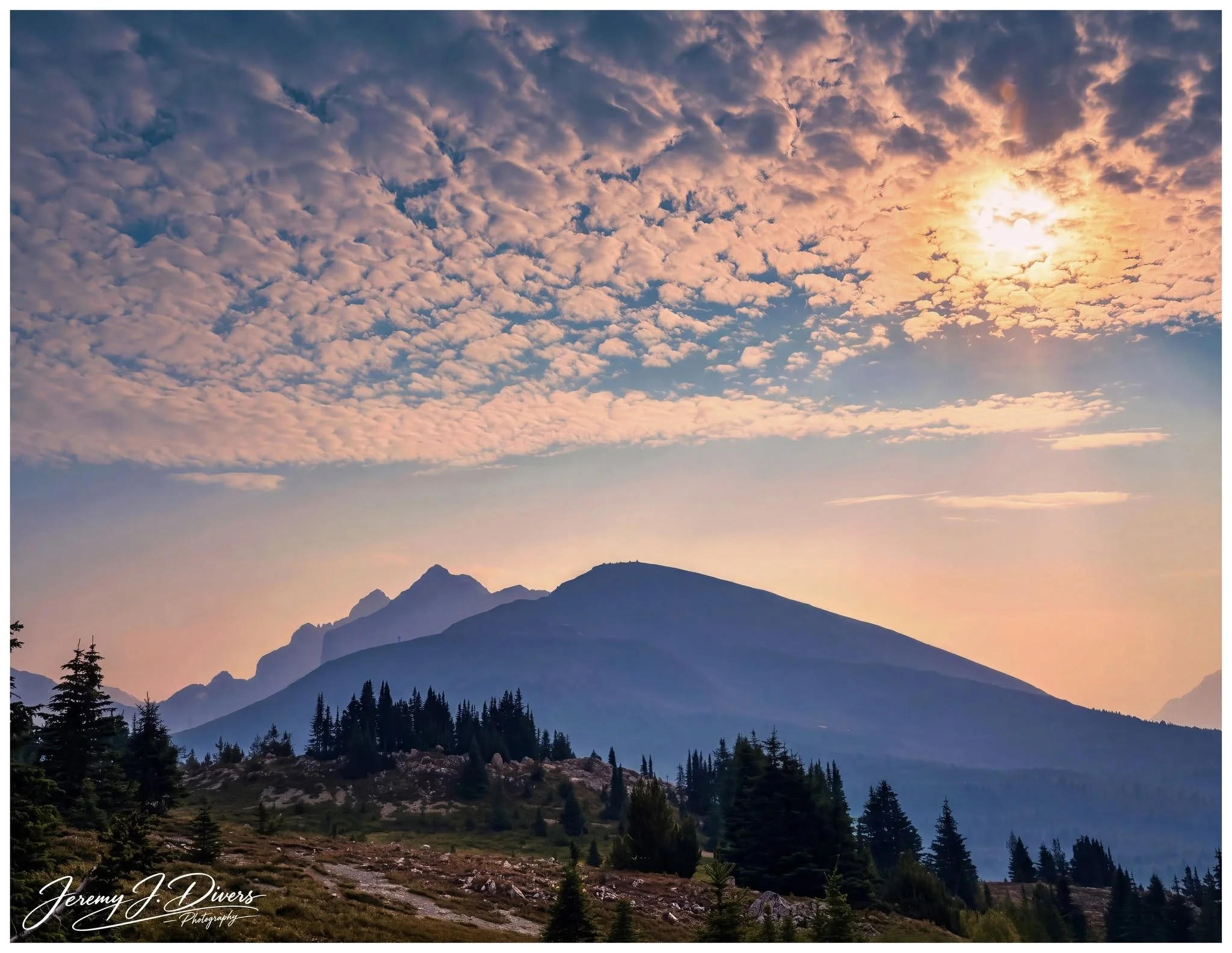 "Fire in the Morning Sky" Sunshine Lodge, Banff National Park, Alberta, Canada