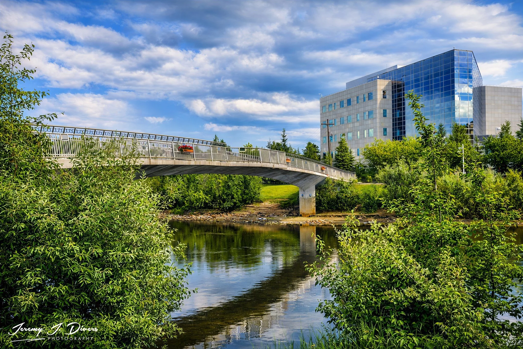 "Reflection Over the Footbridge" Fairbanks, Alaska