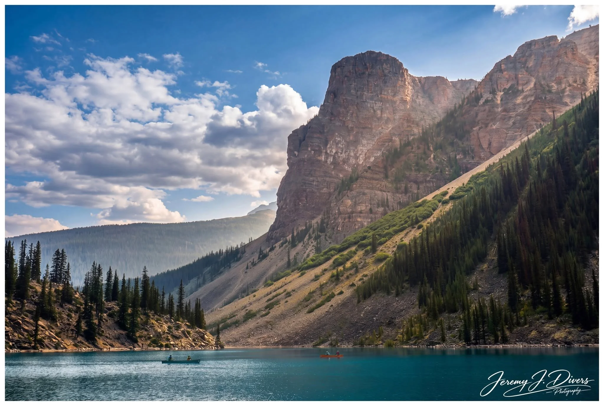 “Beneath the Giants” Lake Moraine, Banff National Park, Alberta, Canada