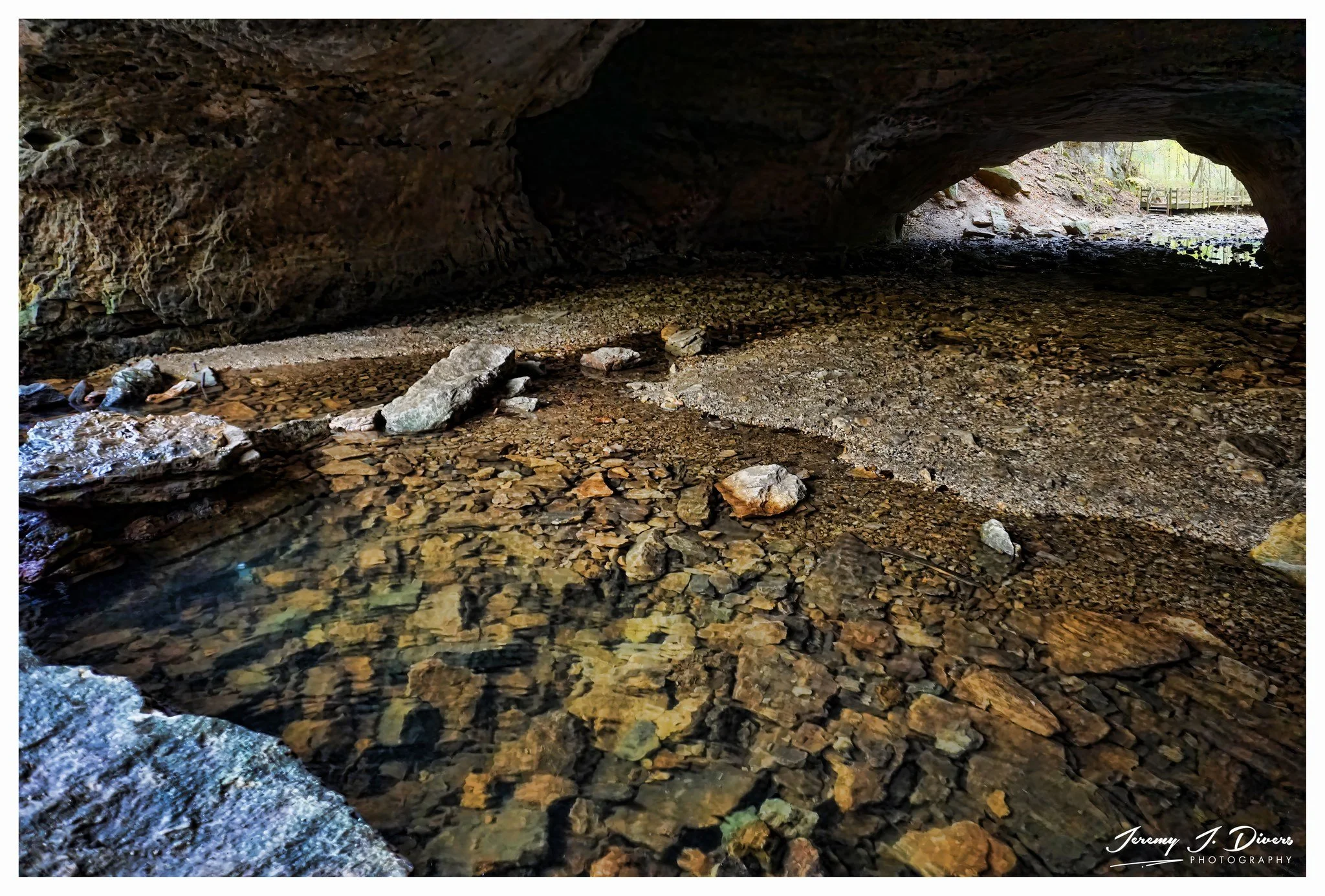 "Beneath the Rock Bridge" Rock Bridge State Park, Columbia, Missouri