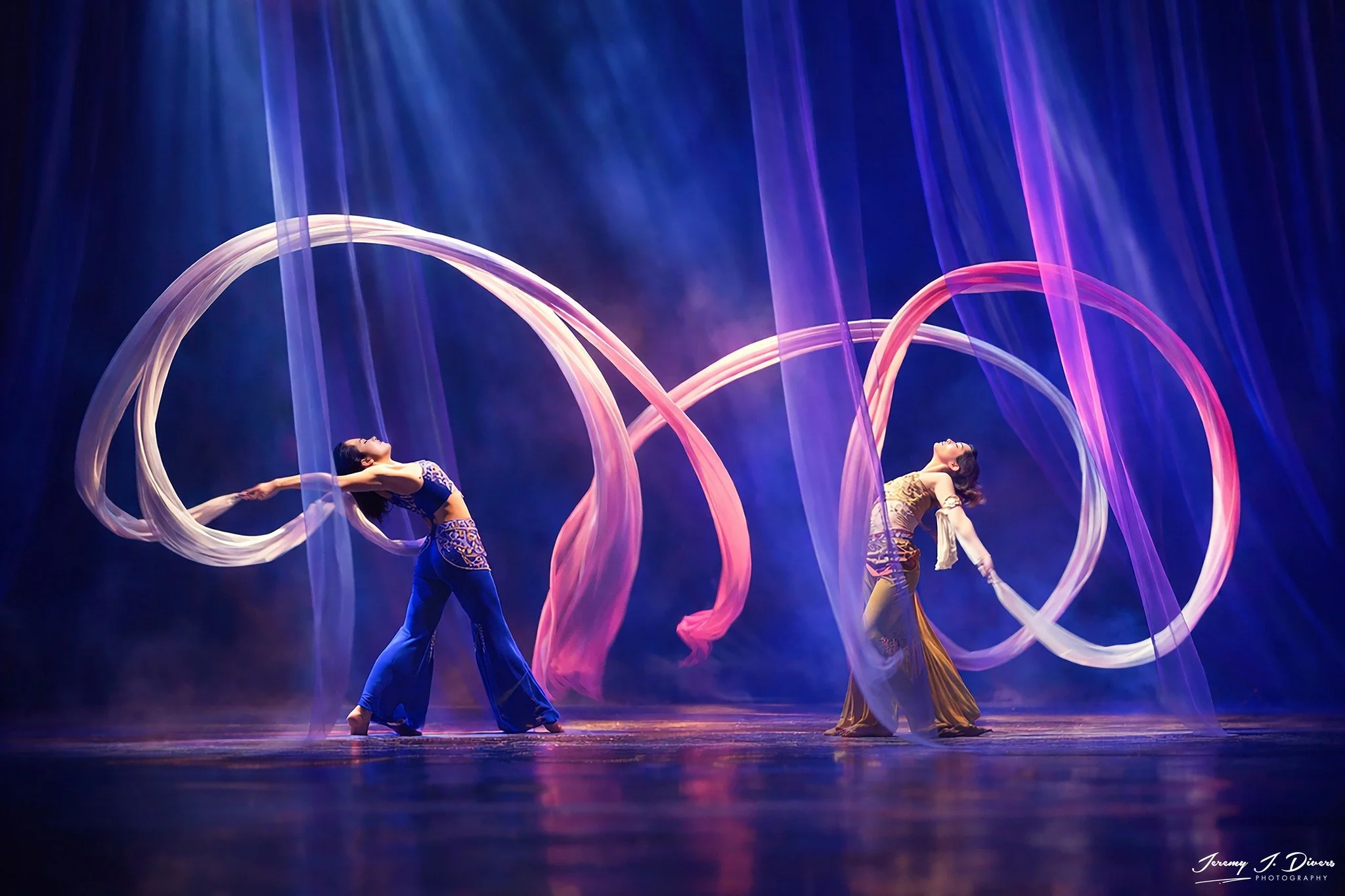 
"Ribbon Dancers" Tang Dyanasty Show, Xian, China