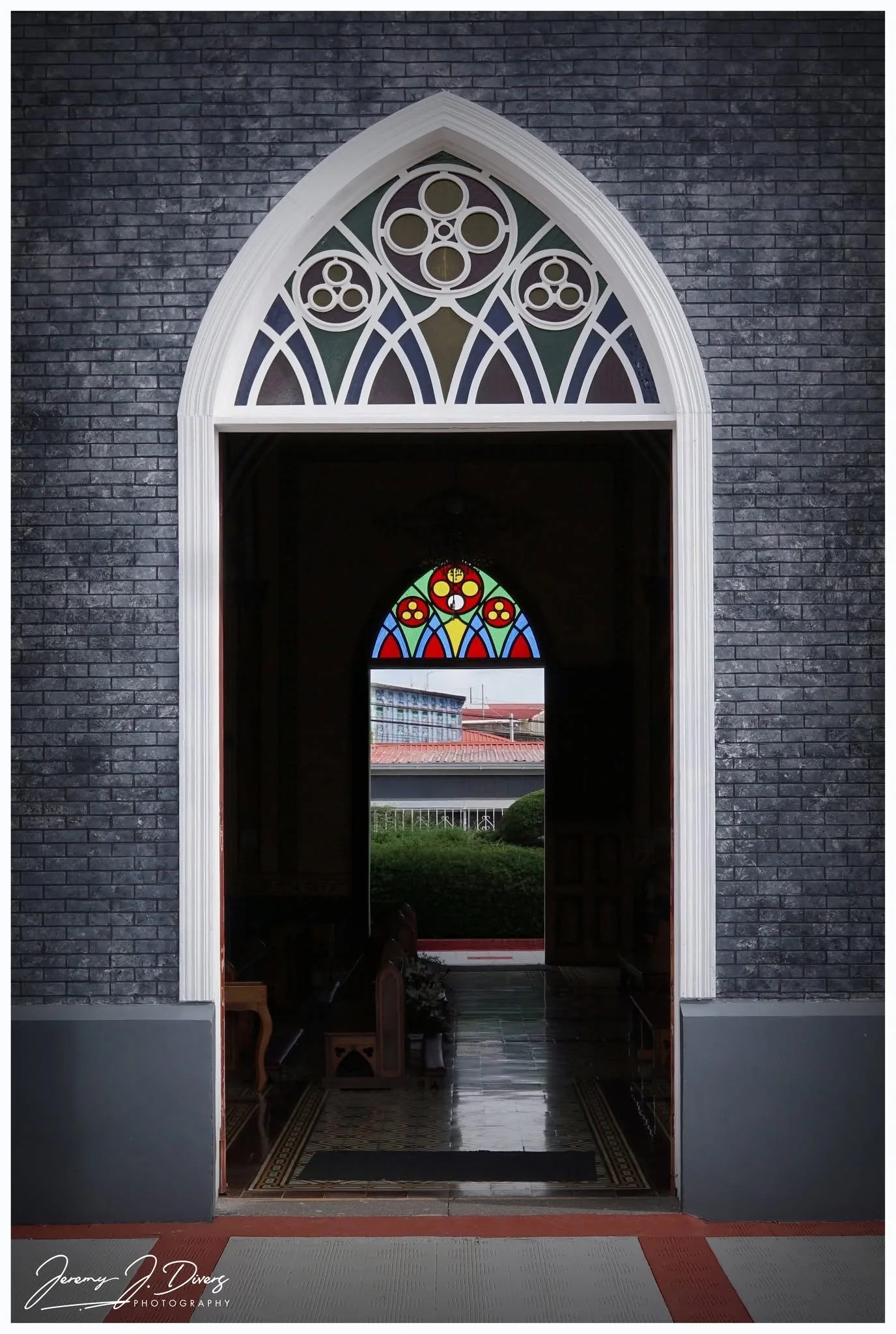 "Through the Church Doors" Zarcero, Costa Rica