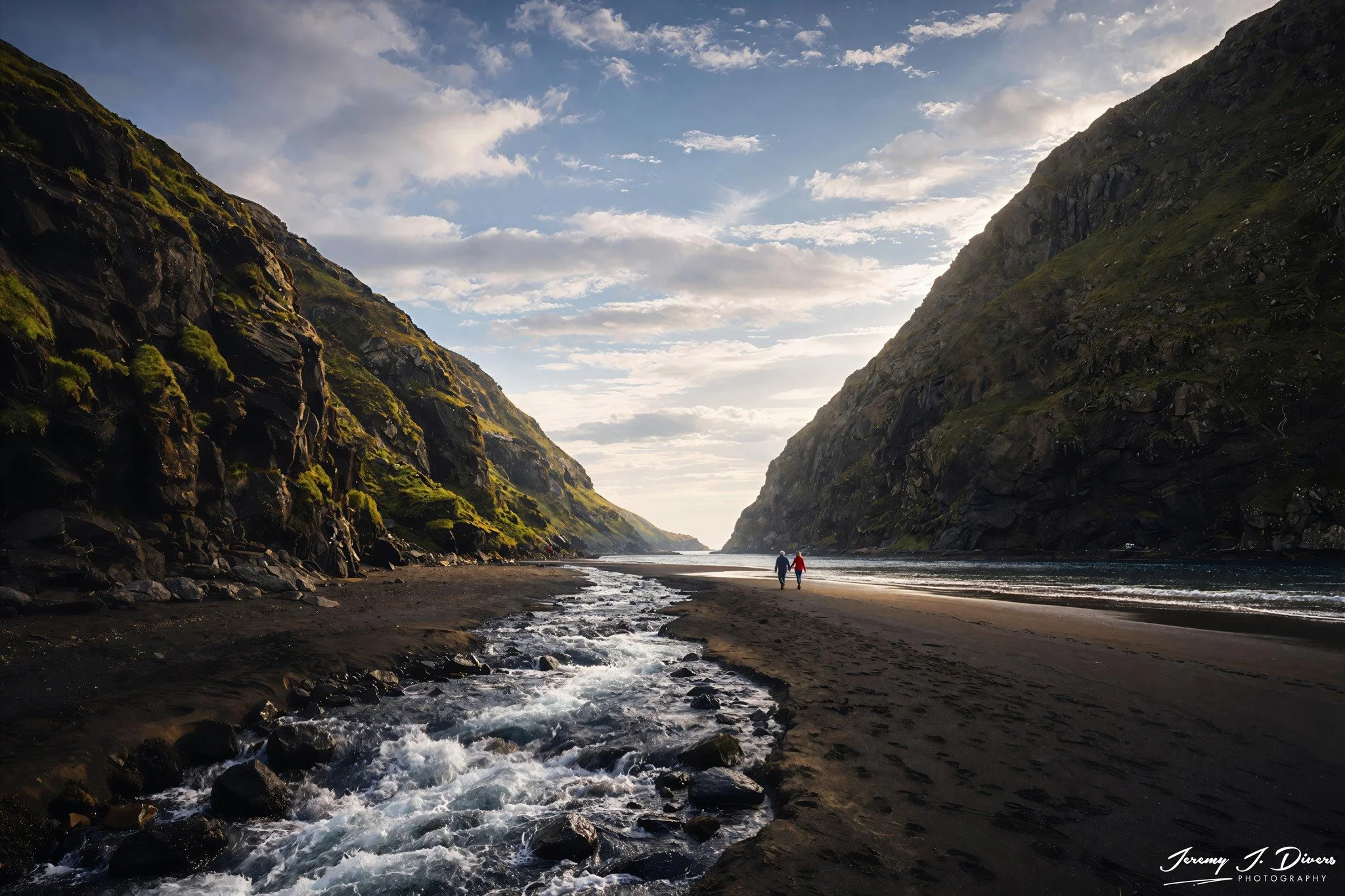 "A Quiet Walk Toward Forever" Streymoy Island, Faroe Islands