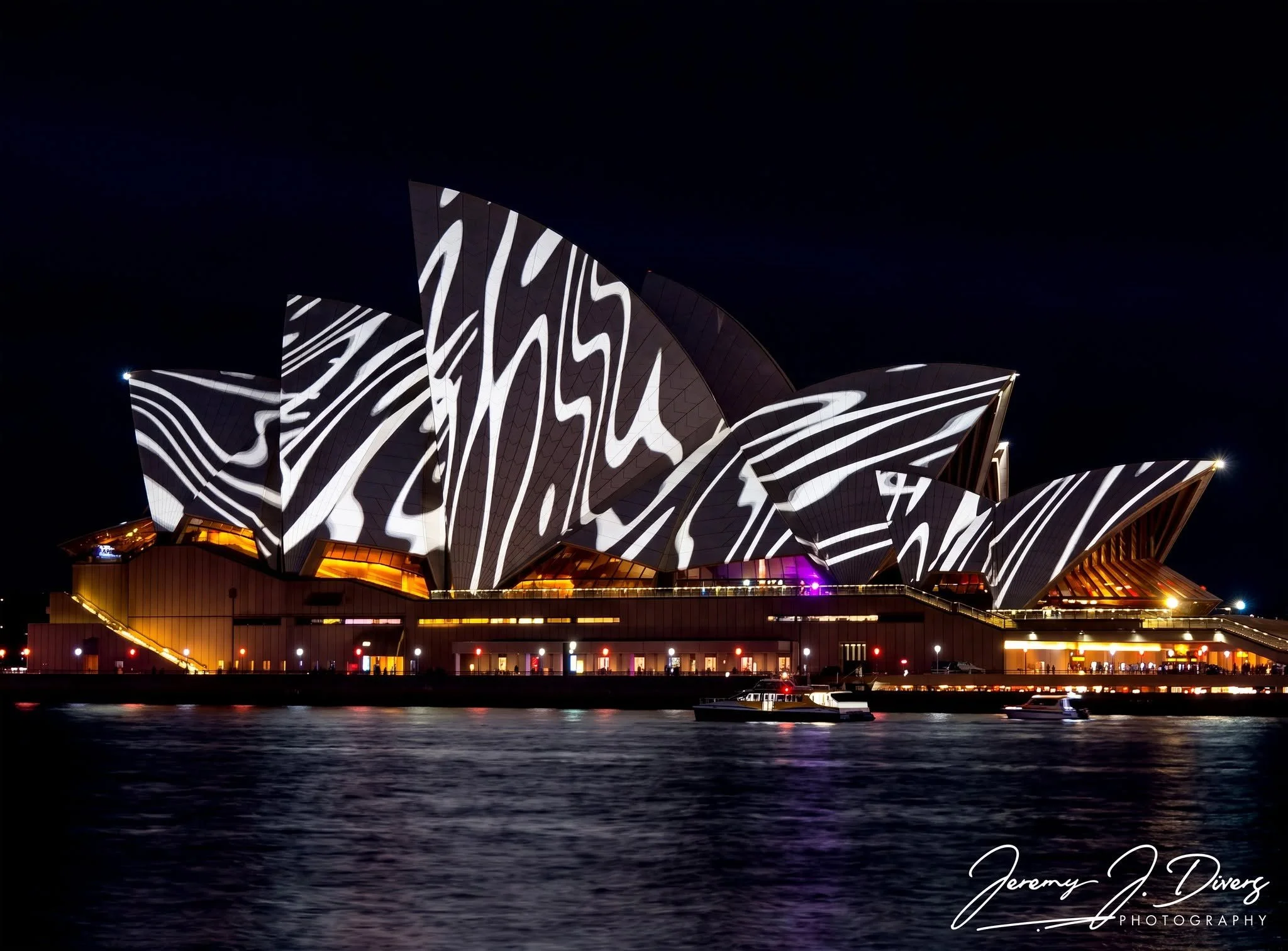 "Zebra Colored Opera House" Sydney, Australia