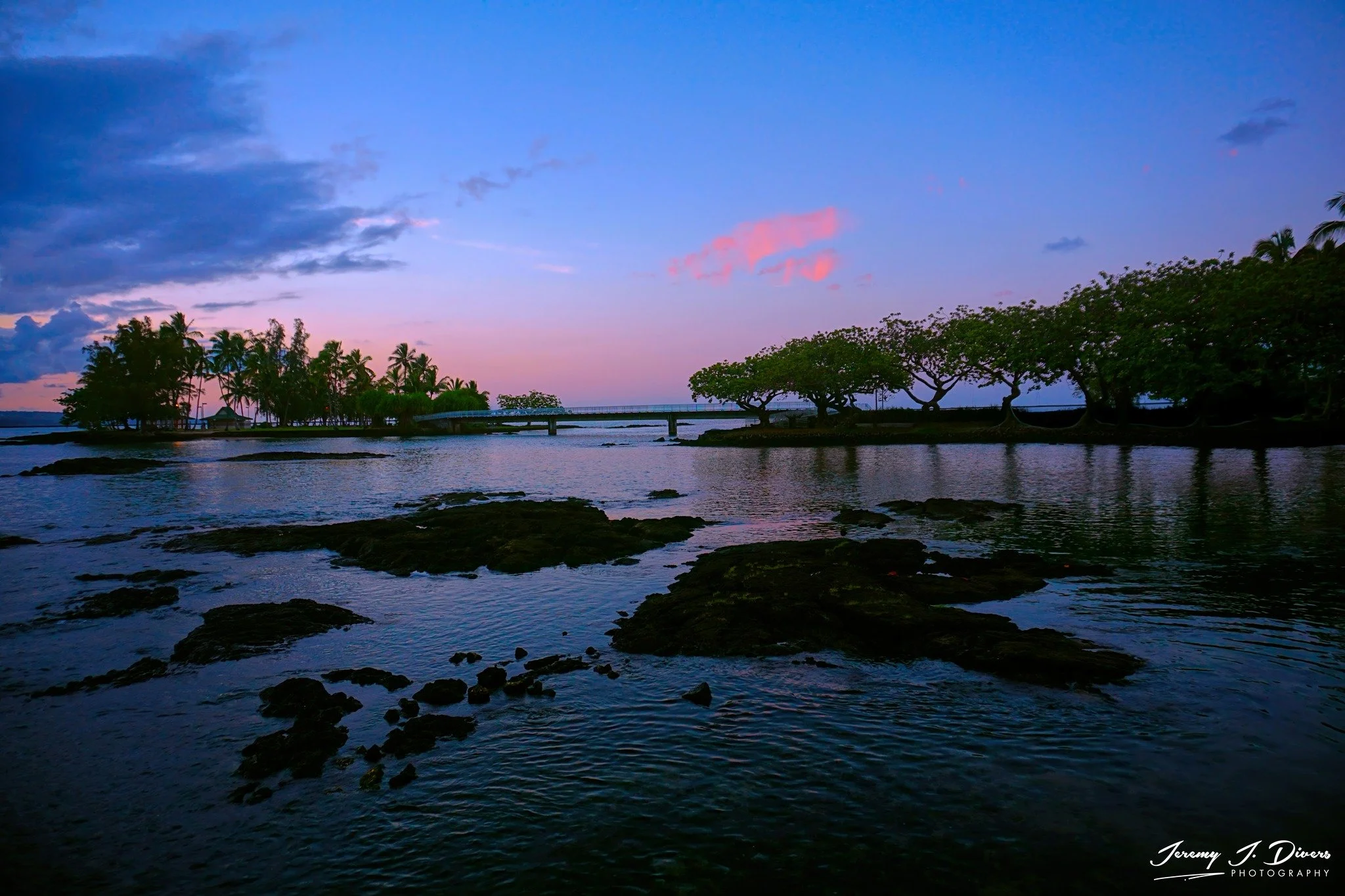 "Twilight Over Hilo Bay" Hilo Hawaiian Hotel, Hawaii