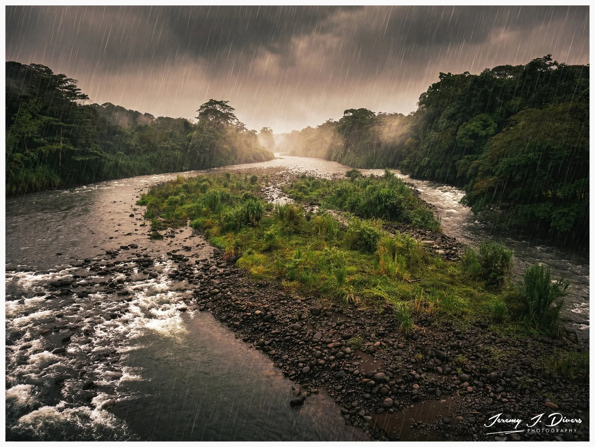 "Stormy Day Along the Hanging Bridge" (D) Tirimbina Biological Reserve, Sarapiquí, Costa Rica