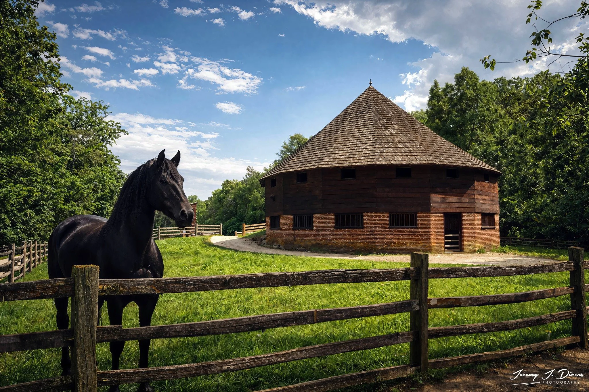 “Sentinel of the Round Barn” Mount Vernon, Virginia
