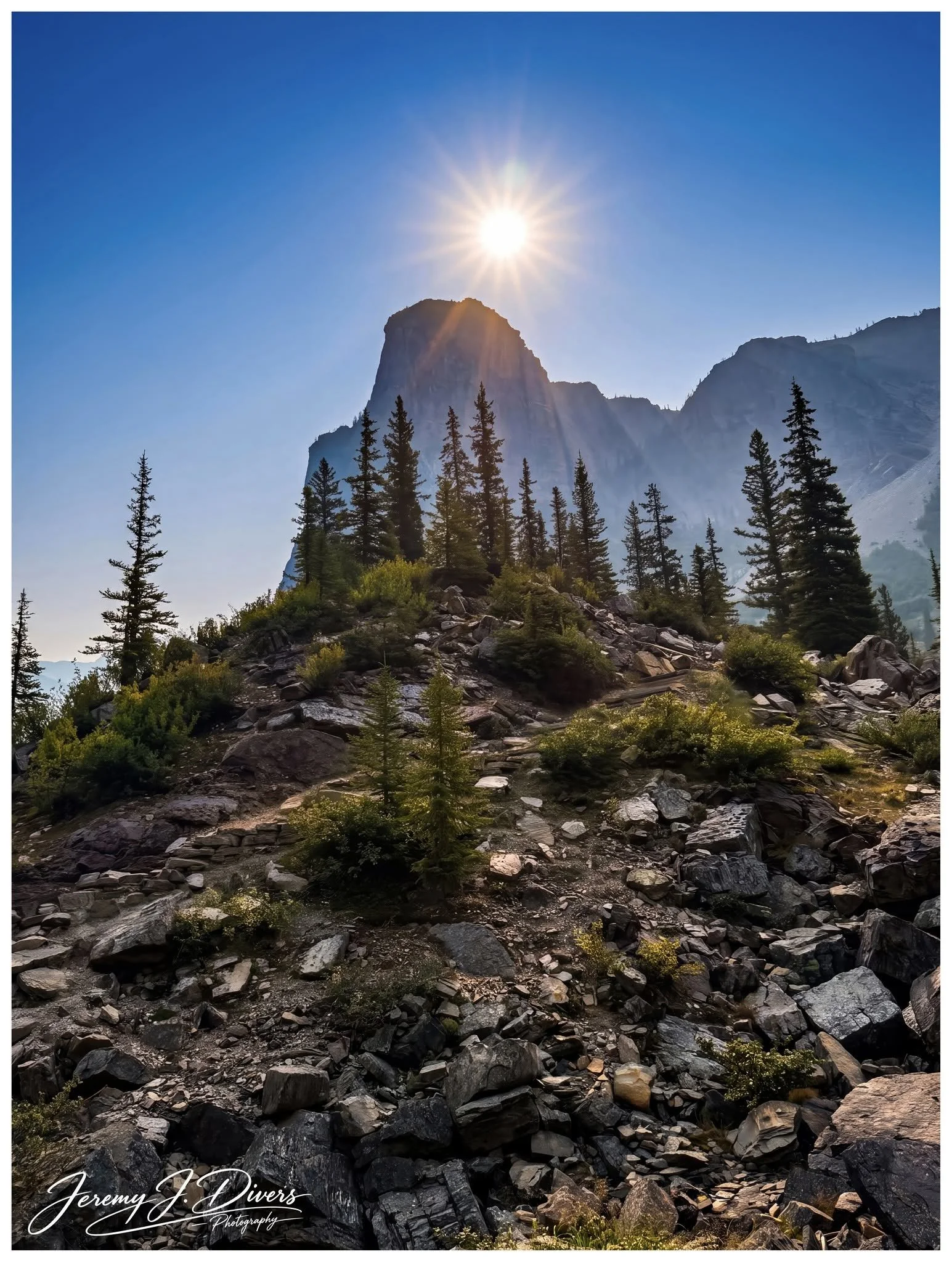 “Where the Light Finds the Mountain” Banff National Park, Alberta, Canada