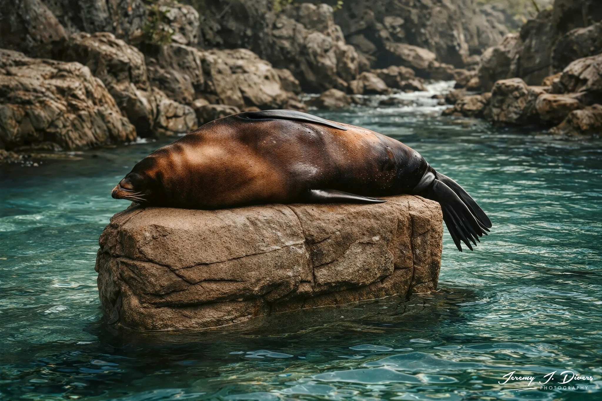 "The Sea Lion Sleeps Tonight" Sea World, San Diego, California