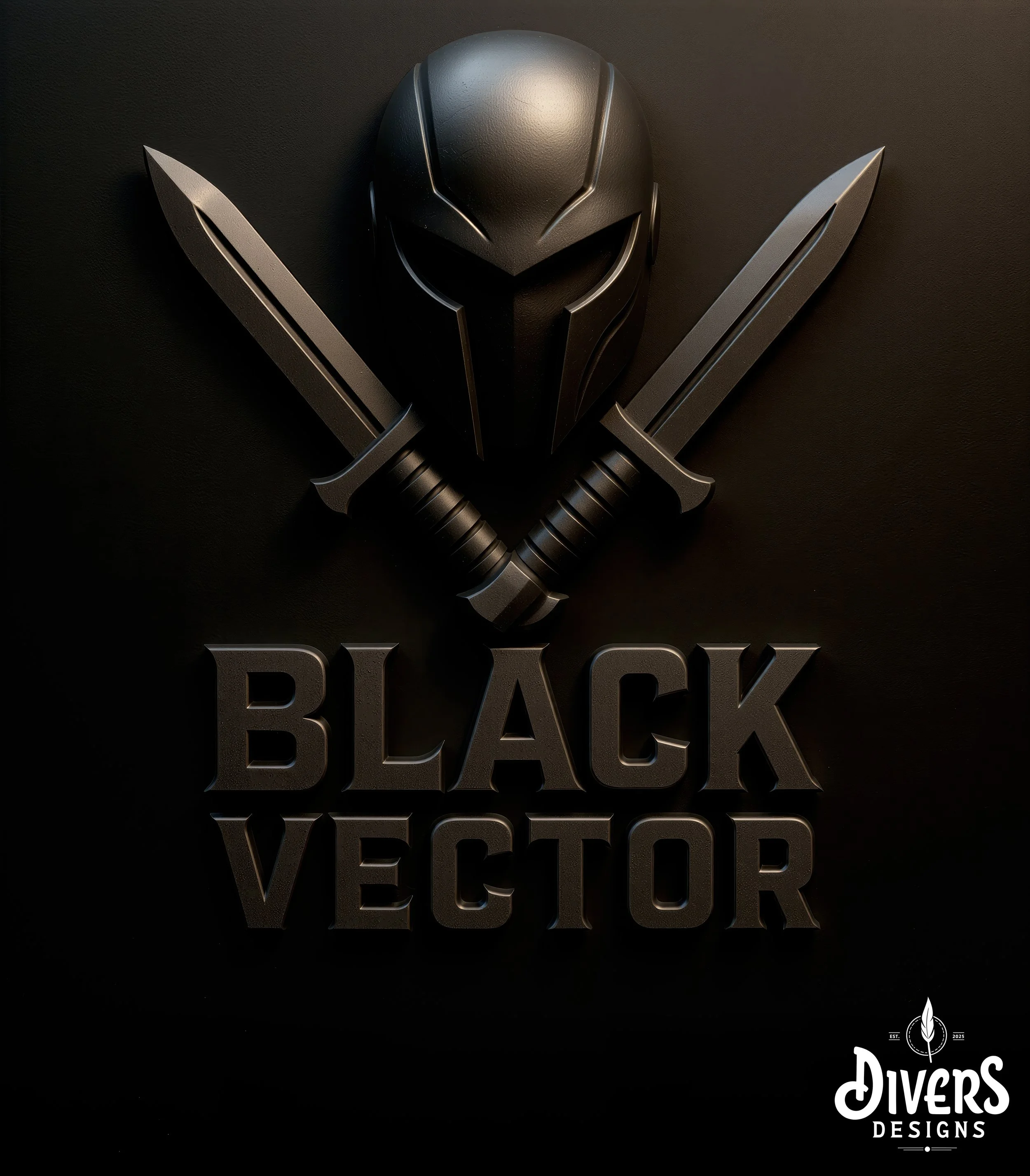 "Black Vector Logo"