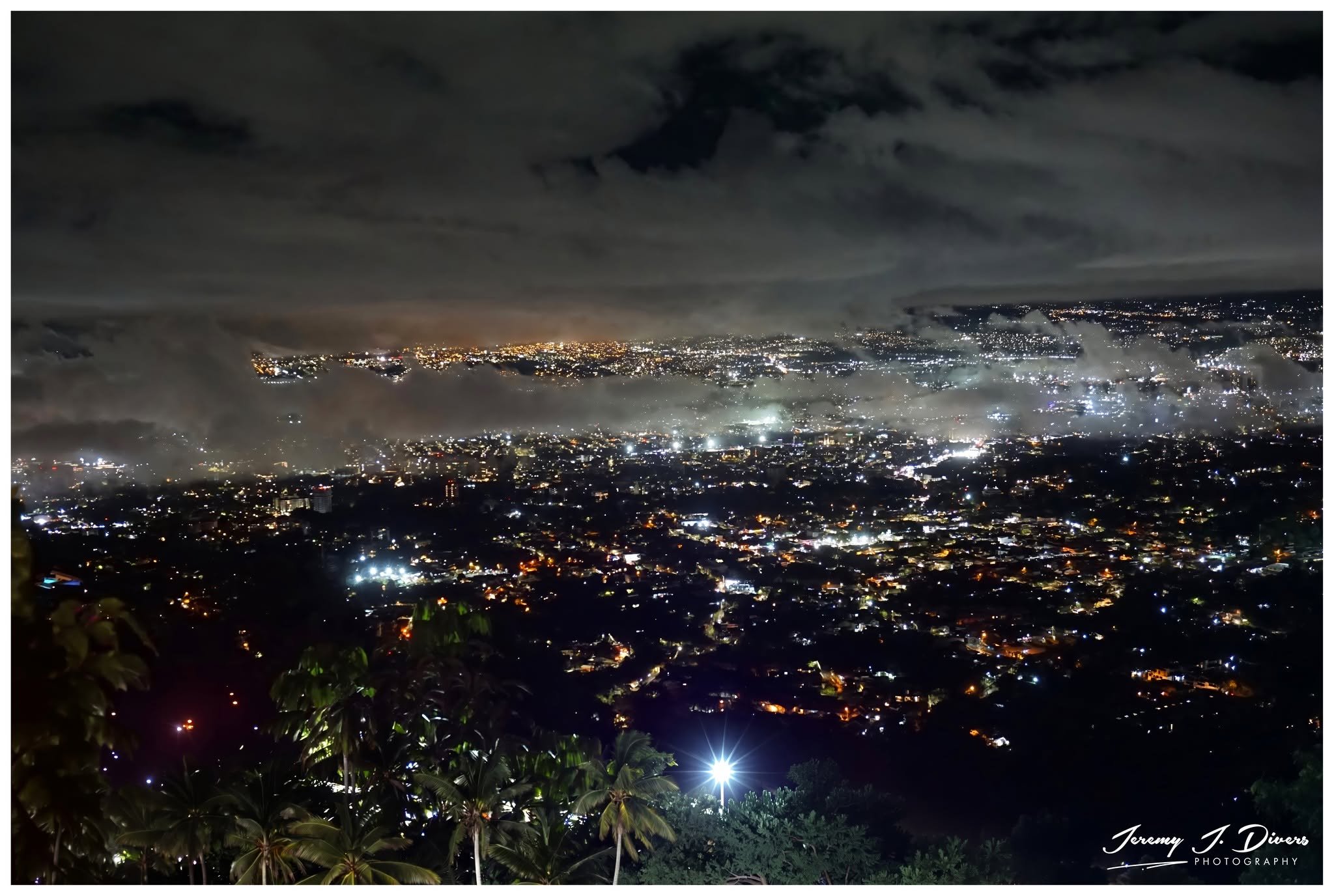 “City Lights Beneath a Restless Sky” Restaurante Tiquicia, San José, Costa Rica