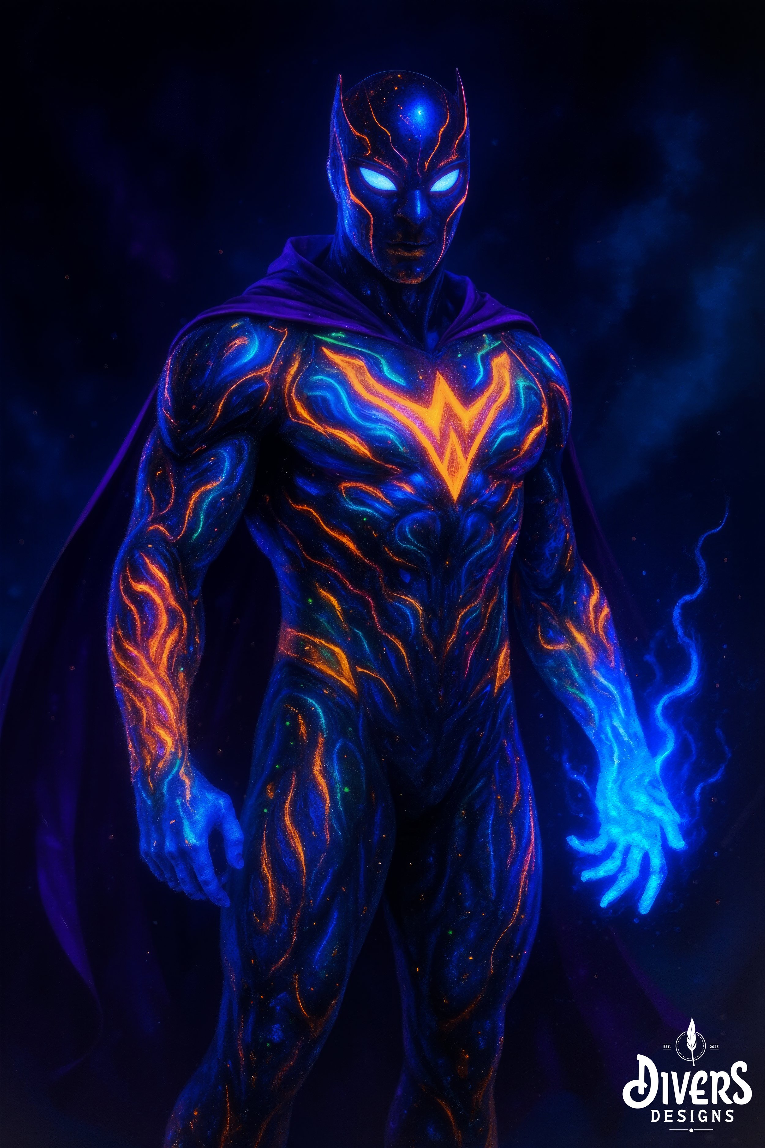 "Aurion Noctis, The Blacklight Sentinel"