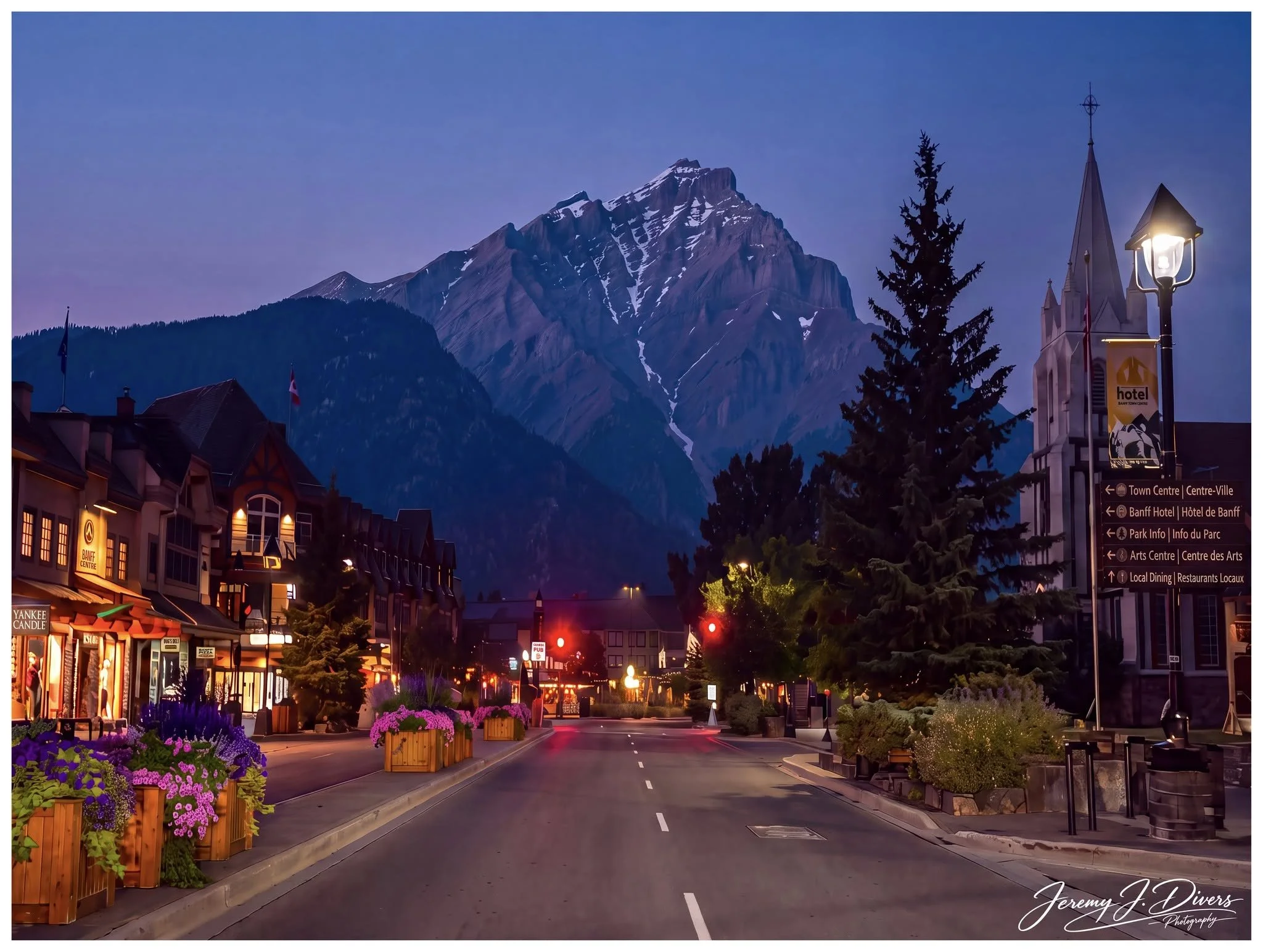 "Banff Town Centre at Dawn" Alberta, Canada