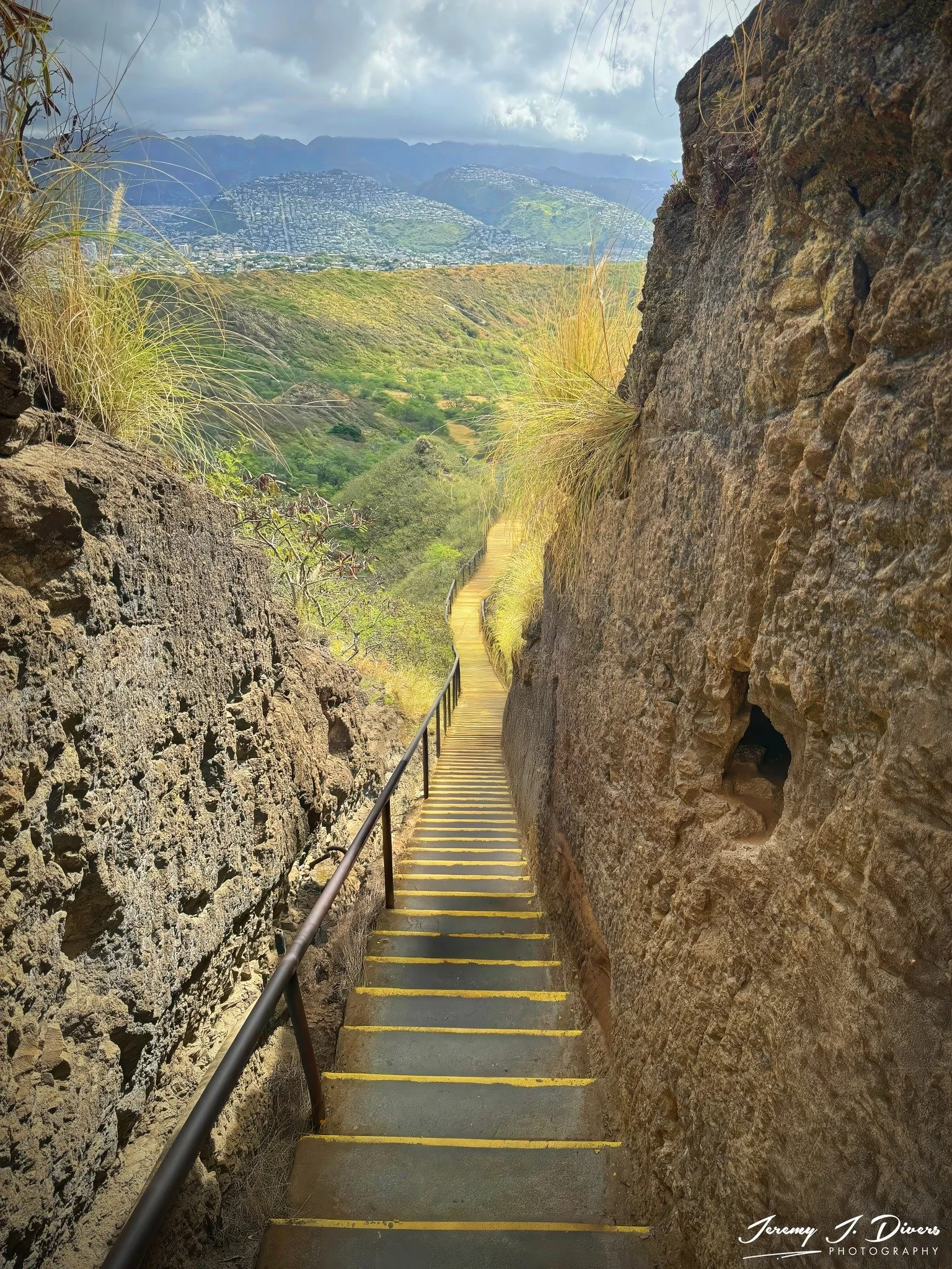 "Stairway to Adventue" Diamond Head, Oahu, Hawaii