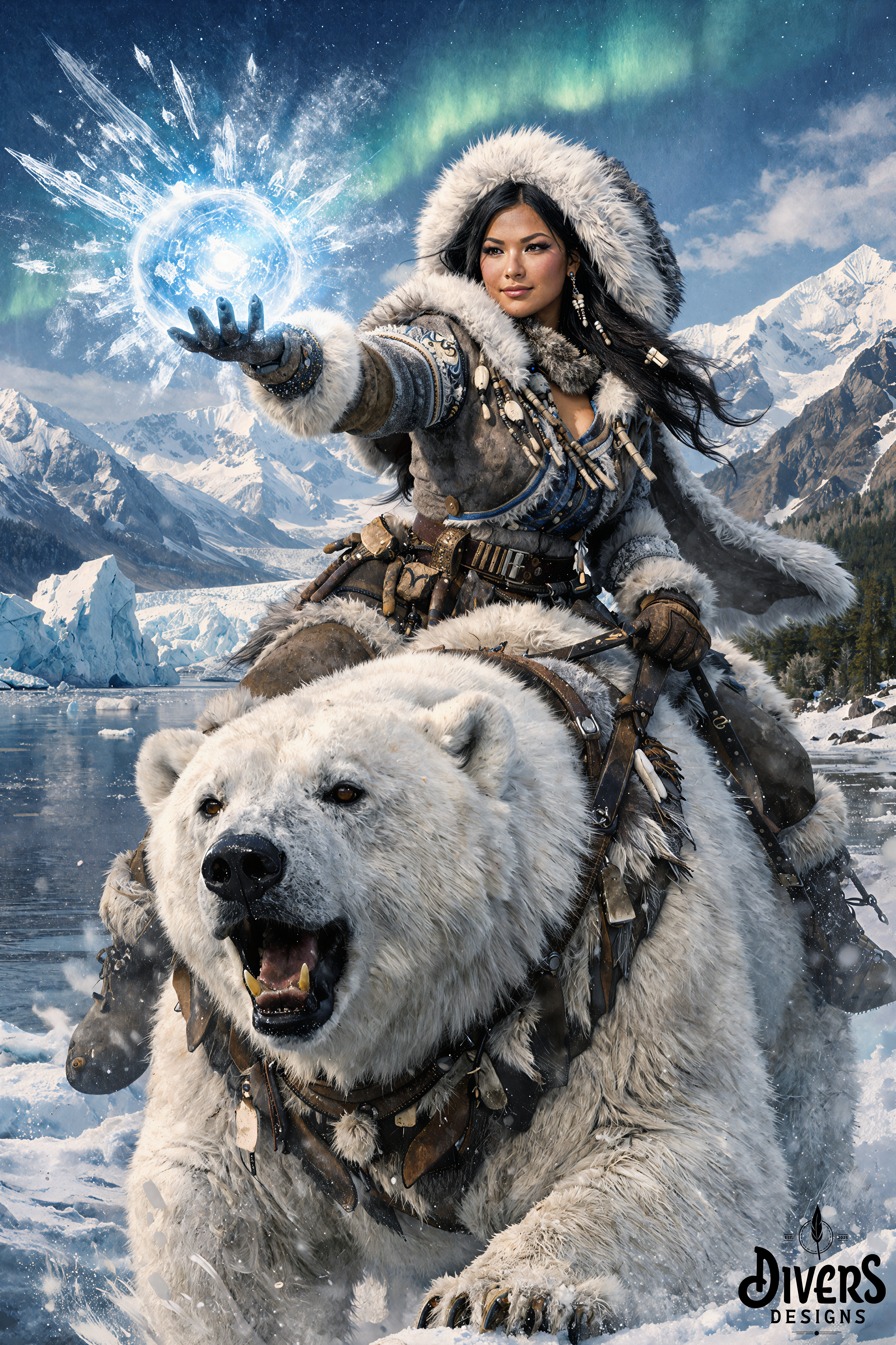 "Nanuqra, Rider of the Northern Light "