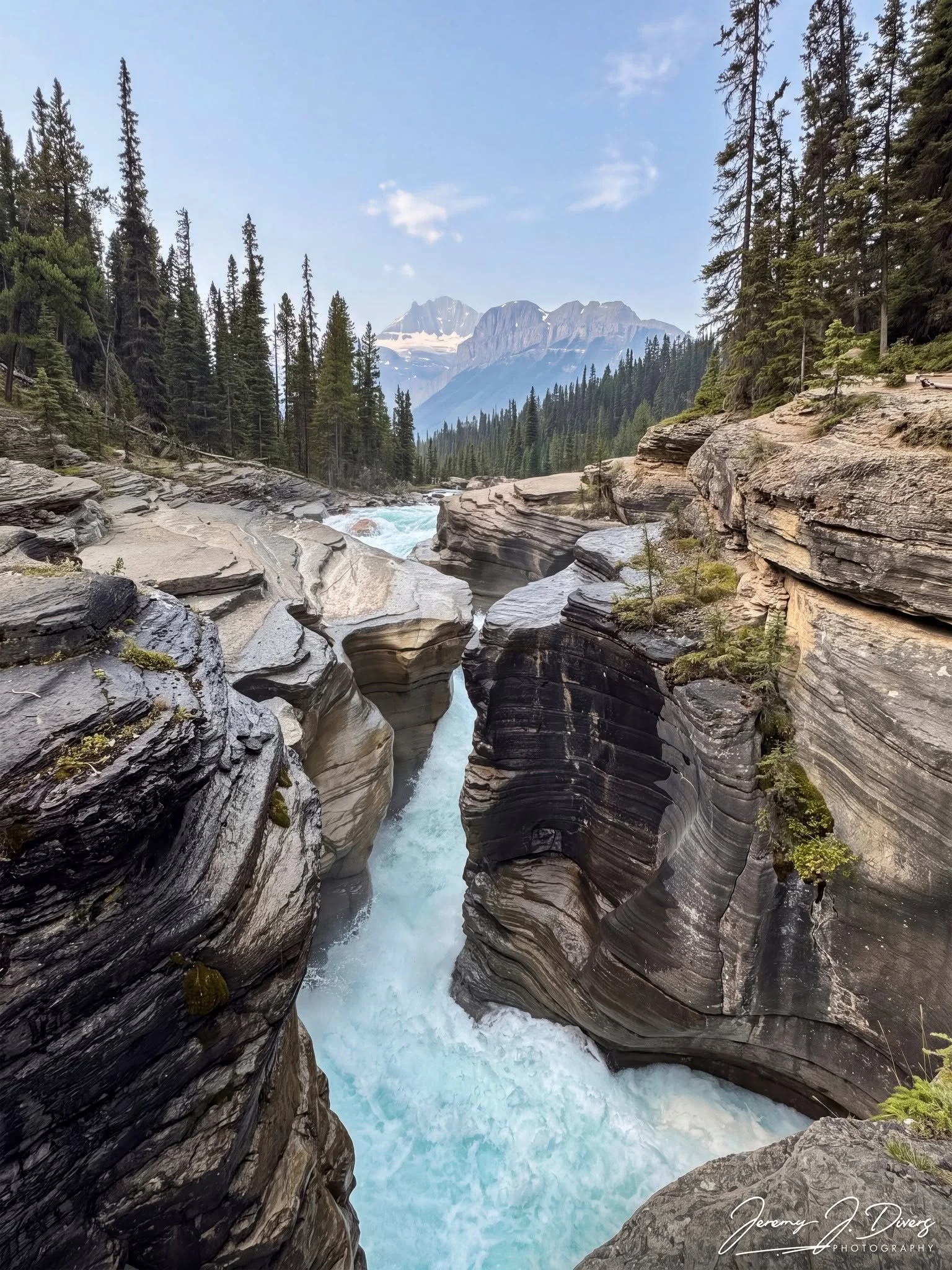 "Mistaya Canyon" Banff National Park, Alberta, Canada