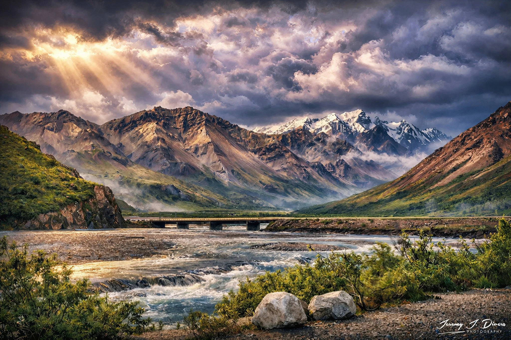 "Beneath the Breaking Sky" Denali National Park, Alaska