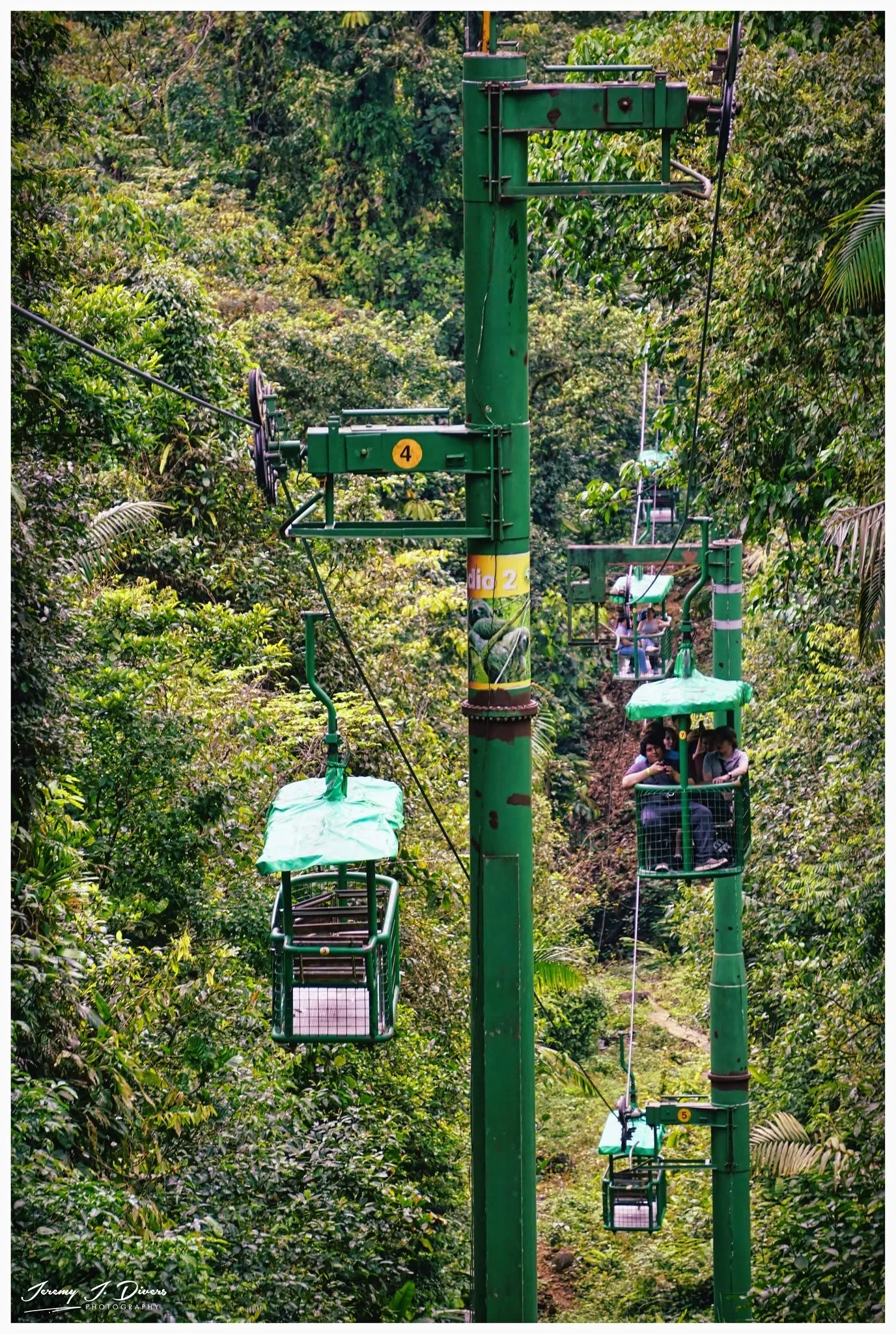 "Jungle Canopy Aerial Tram" (A) Braulio Carrillo National Park, Costa Rica