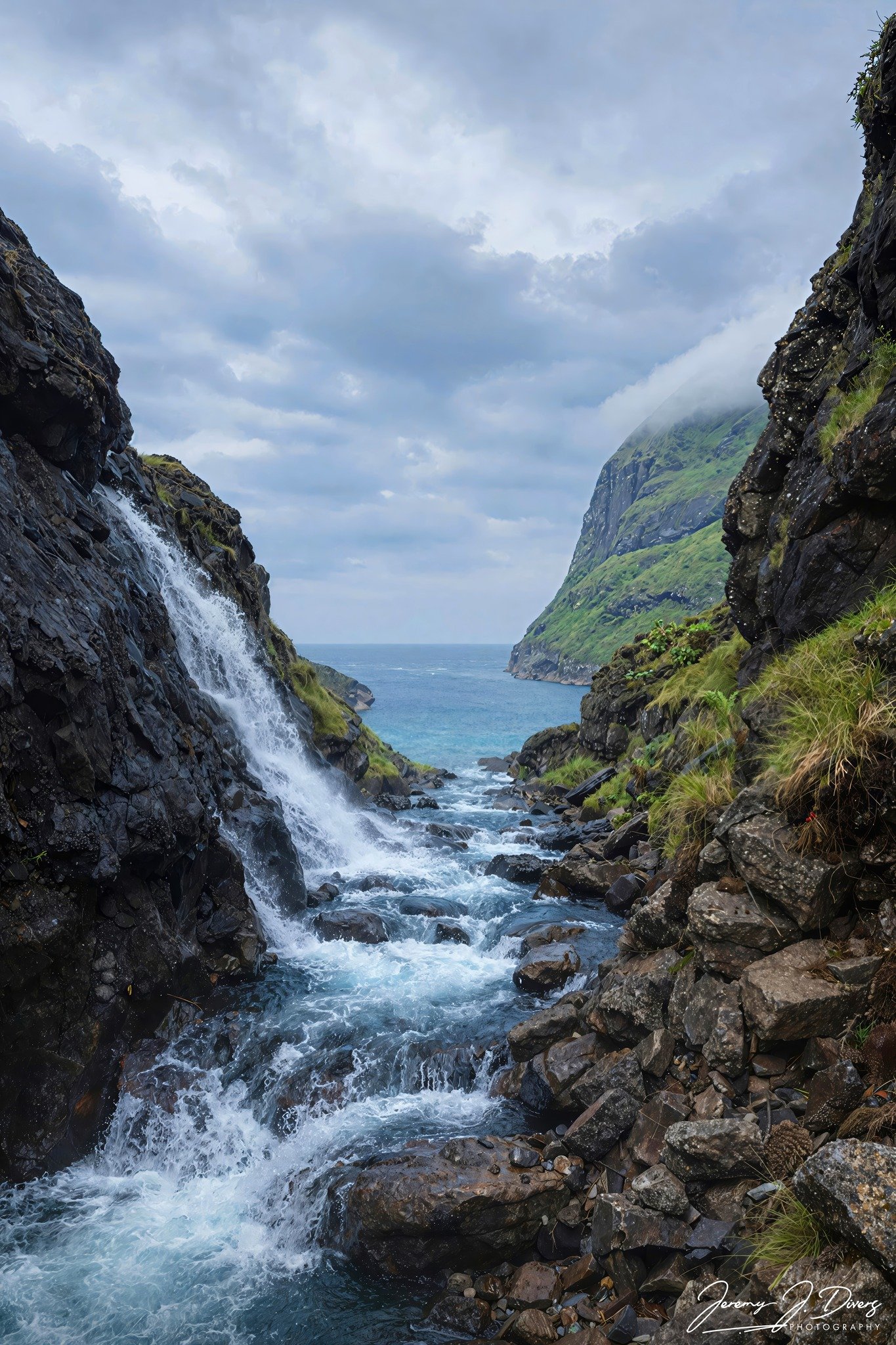 "Coastal Cascade" Tórshavn, Faroe Islands