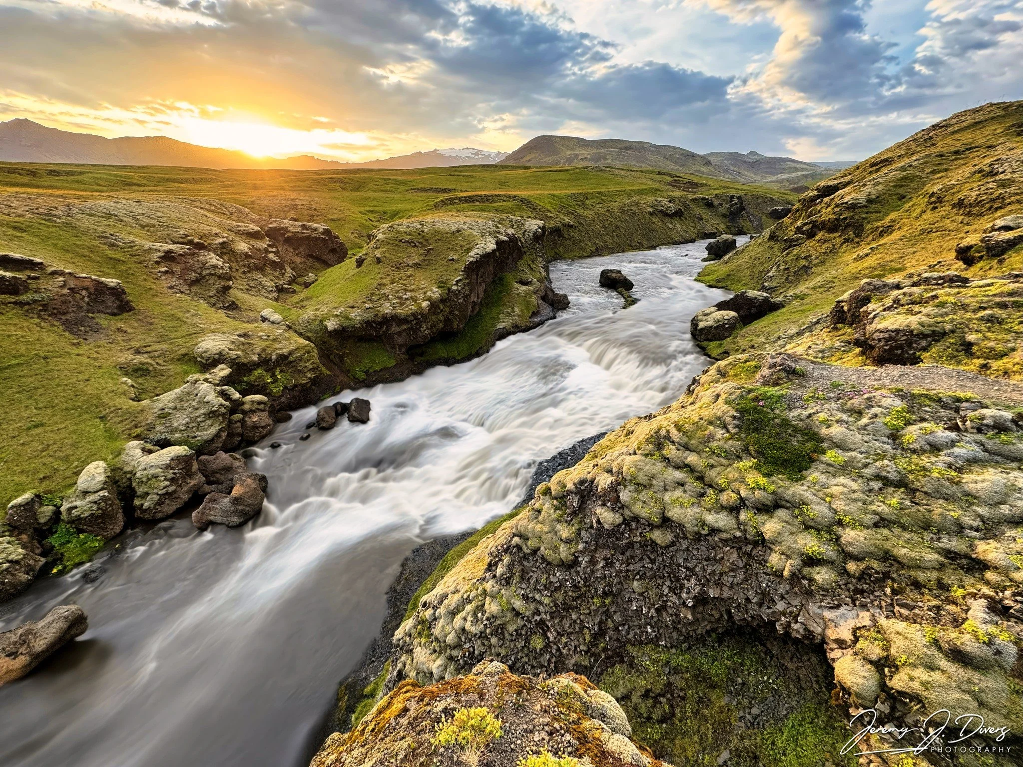 "Steinbogafoss" Fimmvorduhals, Iceland