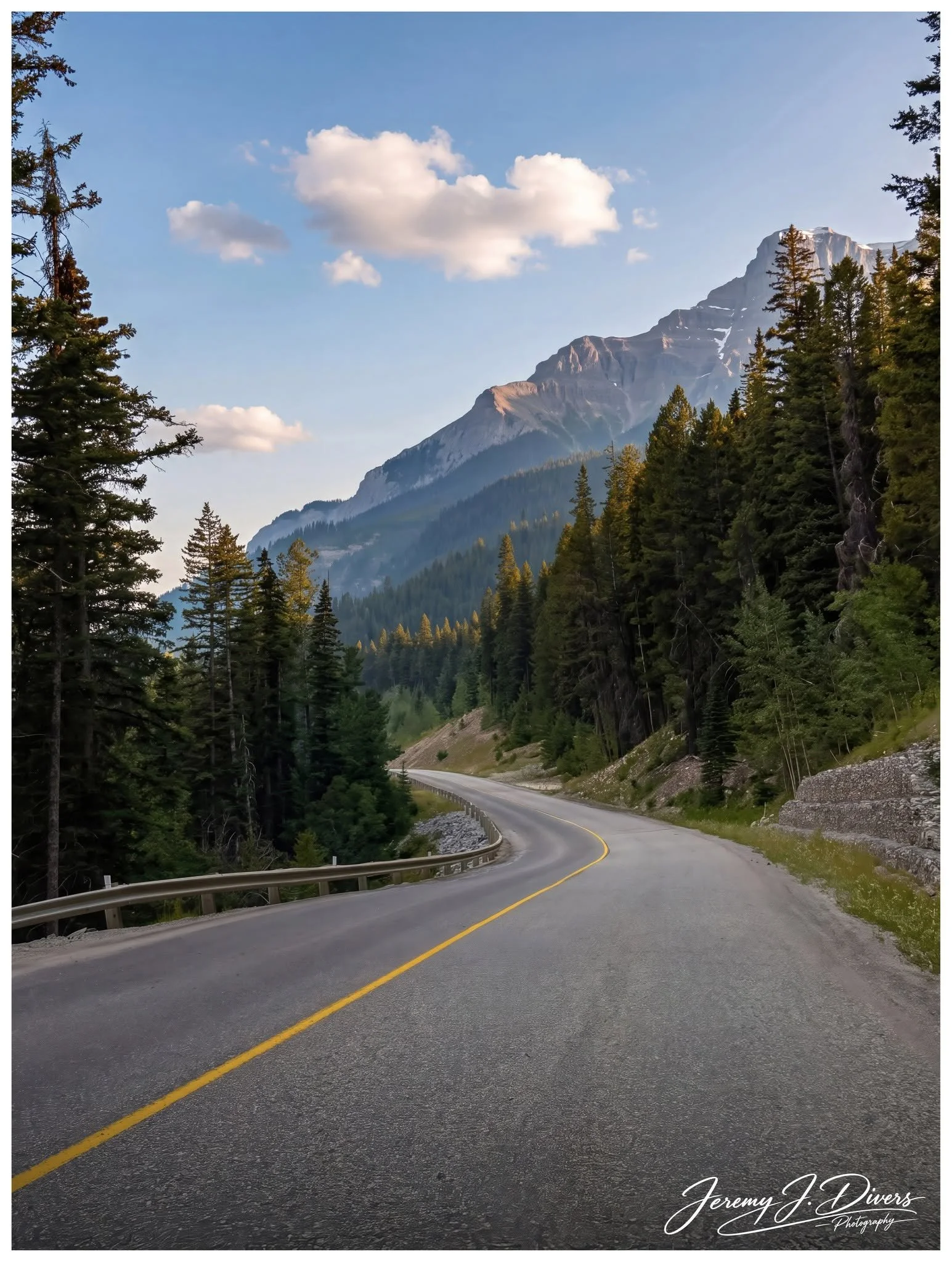 “Where the Road Meets the Rockies” Banff National Park, Alberta, Canada