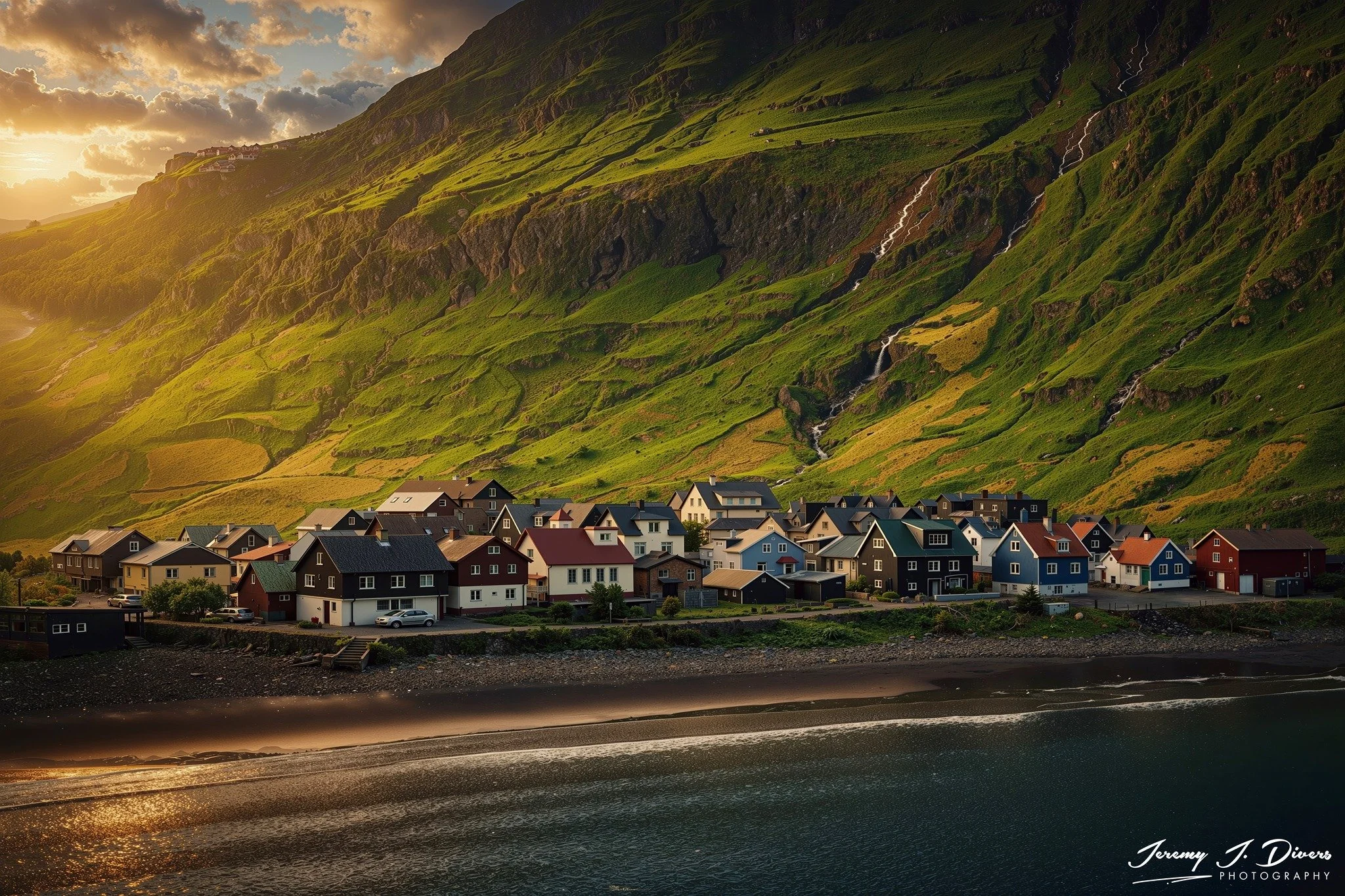 "Tjørnuvík Village" Streymoy, Faroe Islands