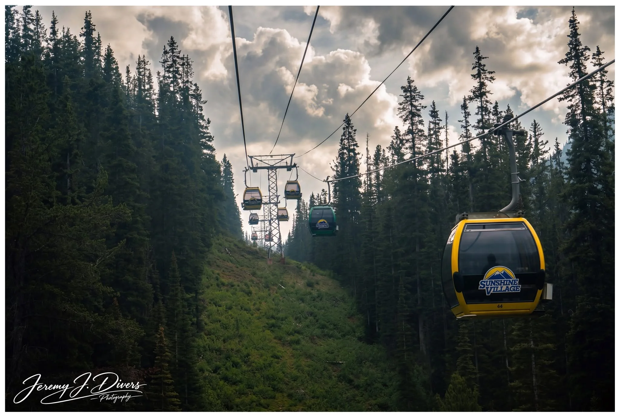 "Sunrise Village Sky Tram" (B) Banff National Park, Alberta, Canada
