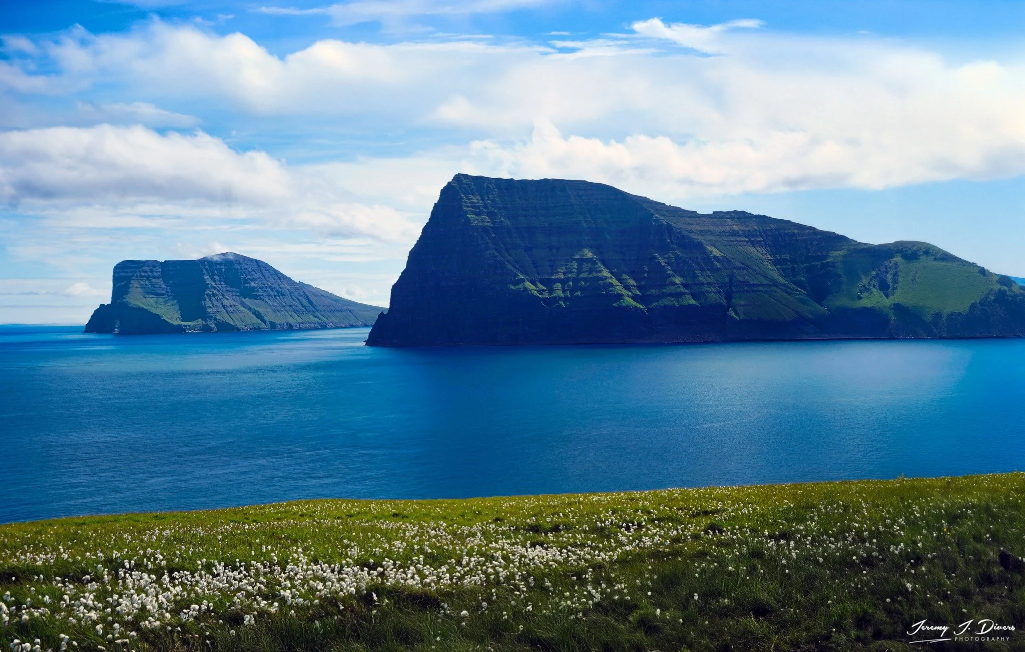 "Views of Kunoy and Viðoy Islands" Faroe Islands