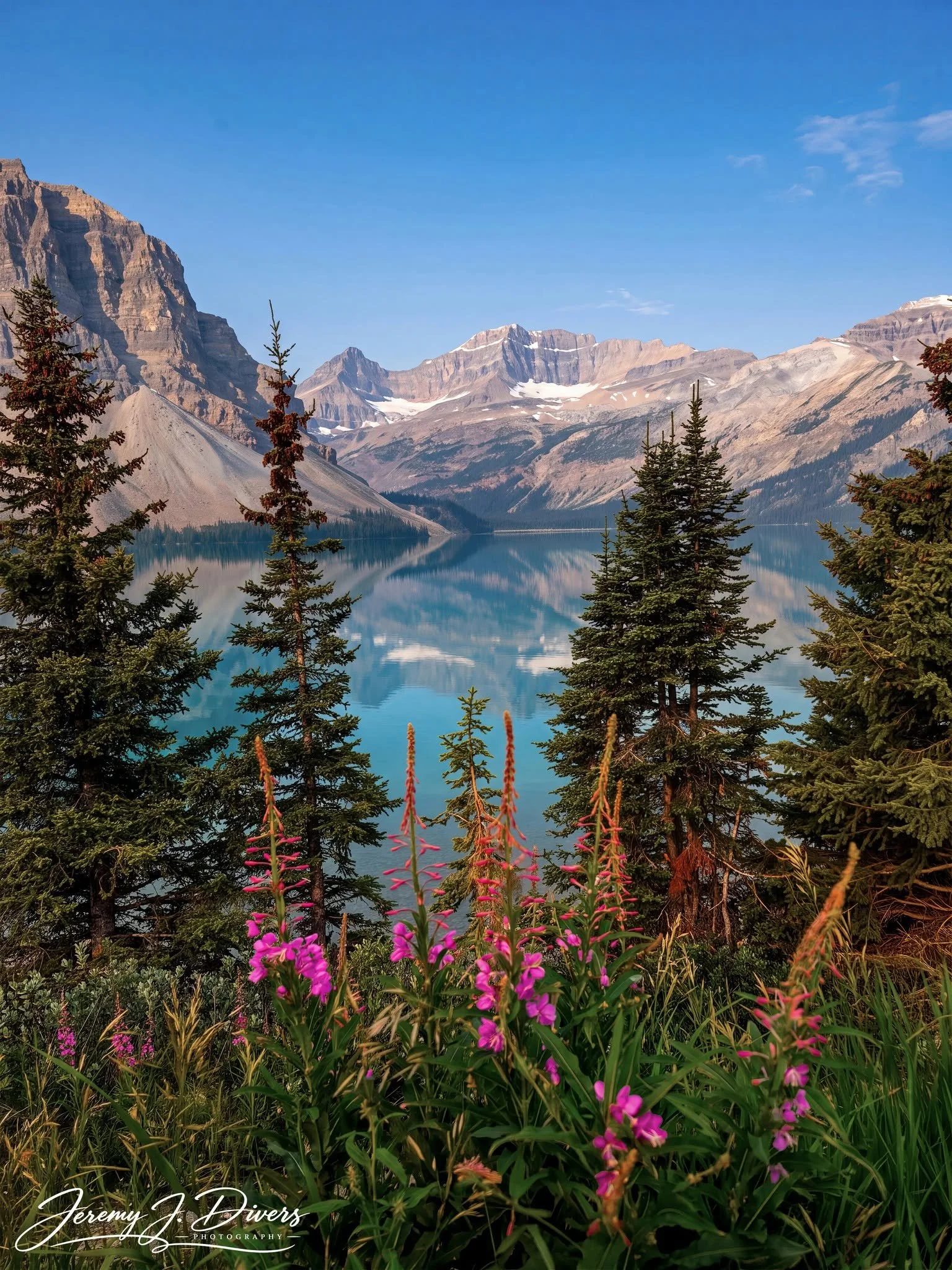 "Alpine Serenity" Bow Lake, Banff National Park, Alberta, Canada