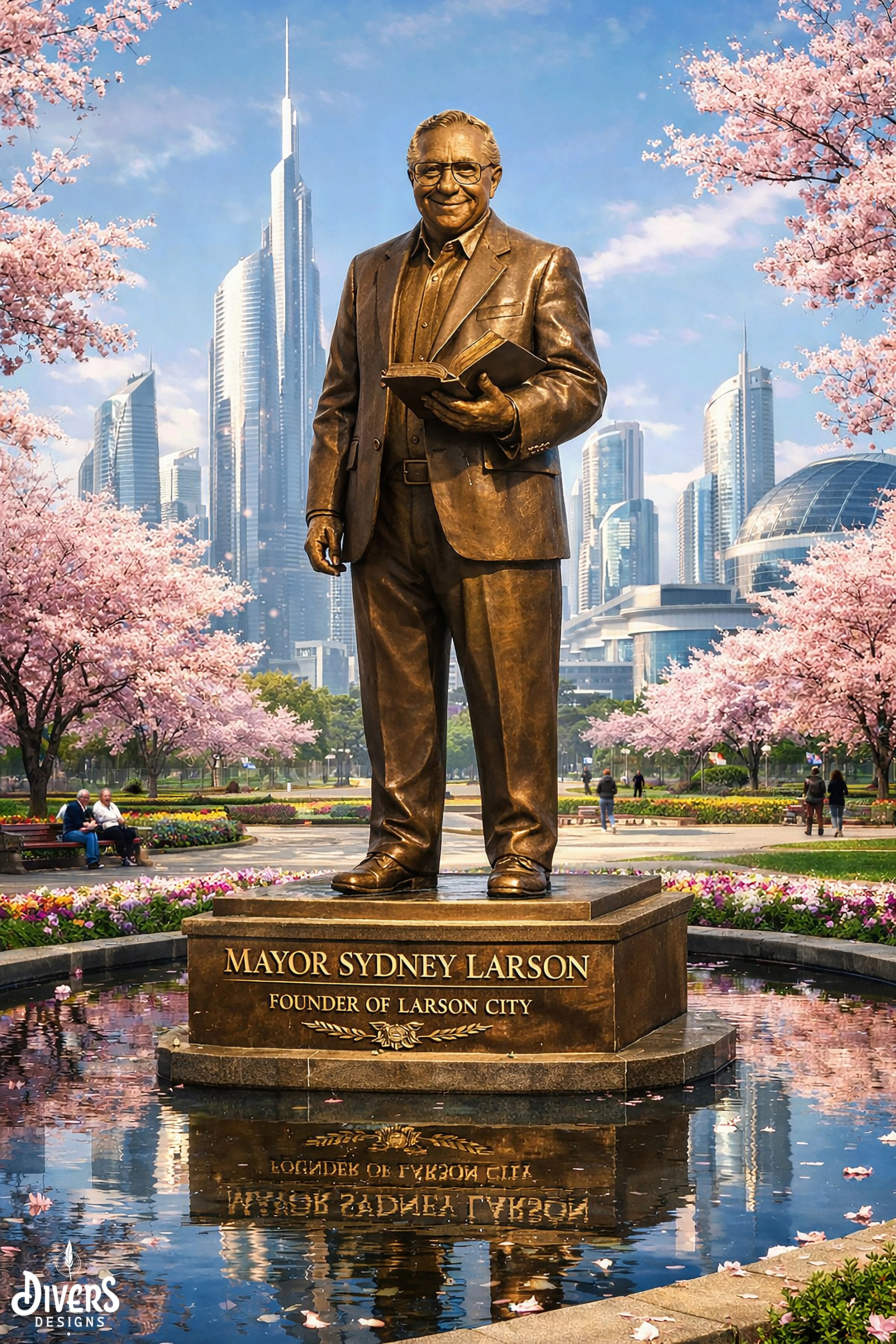 "Sid Larson Founder of Larson City"